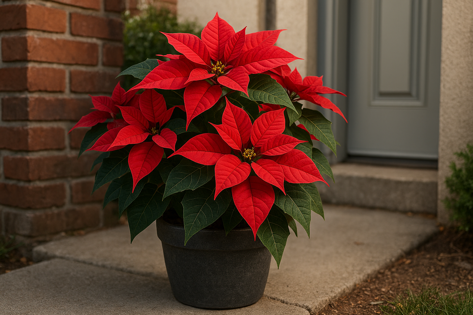 la stella di natale può stare all'esterno - Illustration