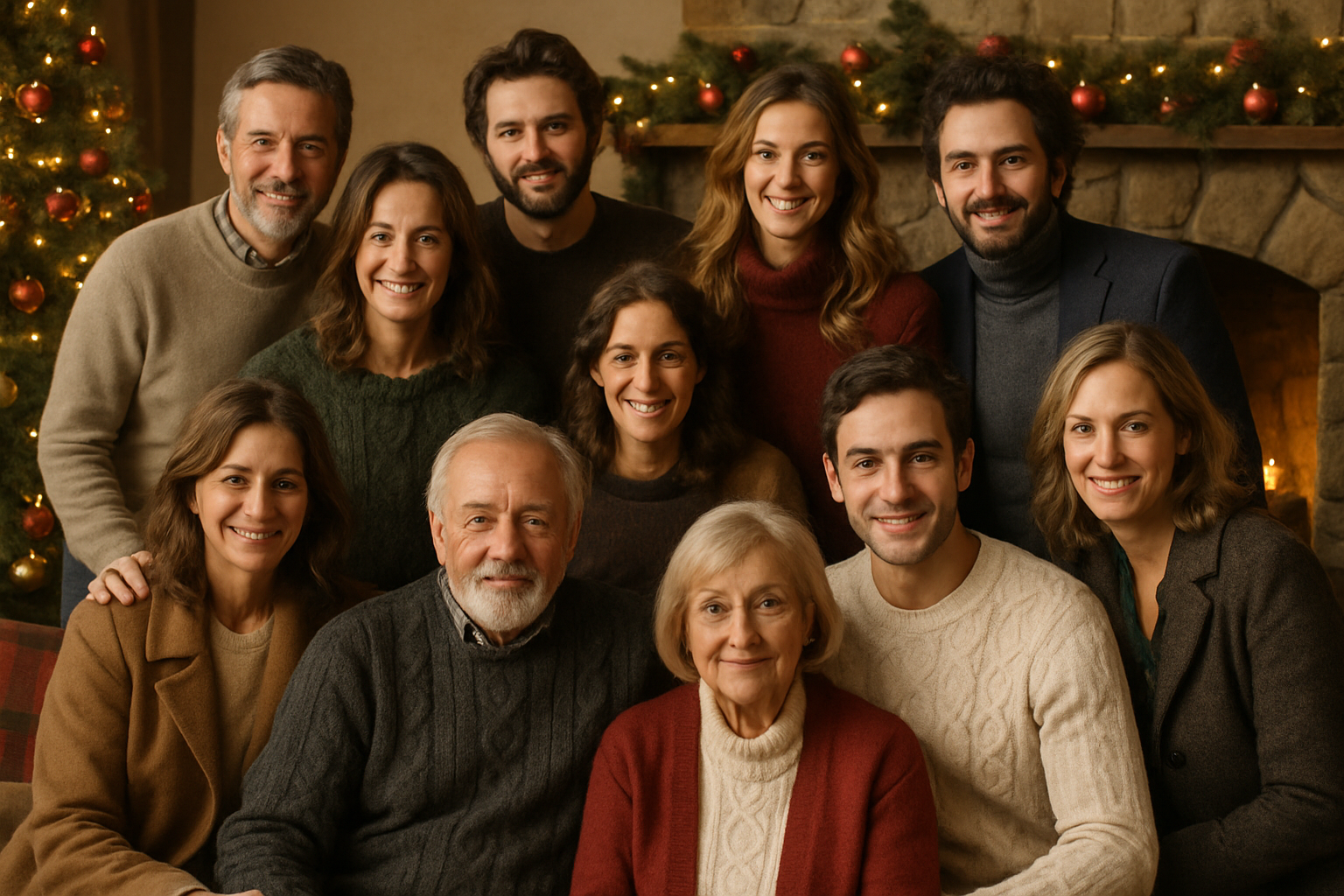 cast di indovina chi viene a natale? - Illustration