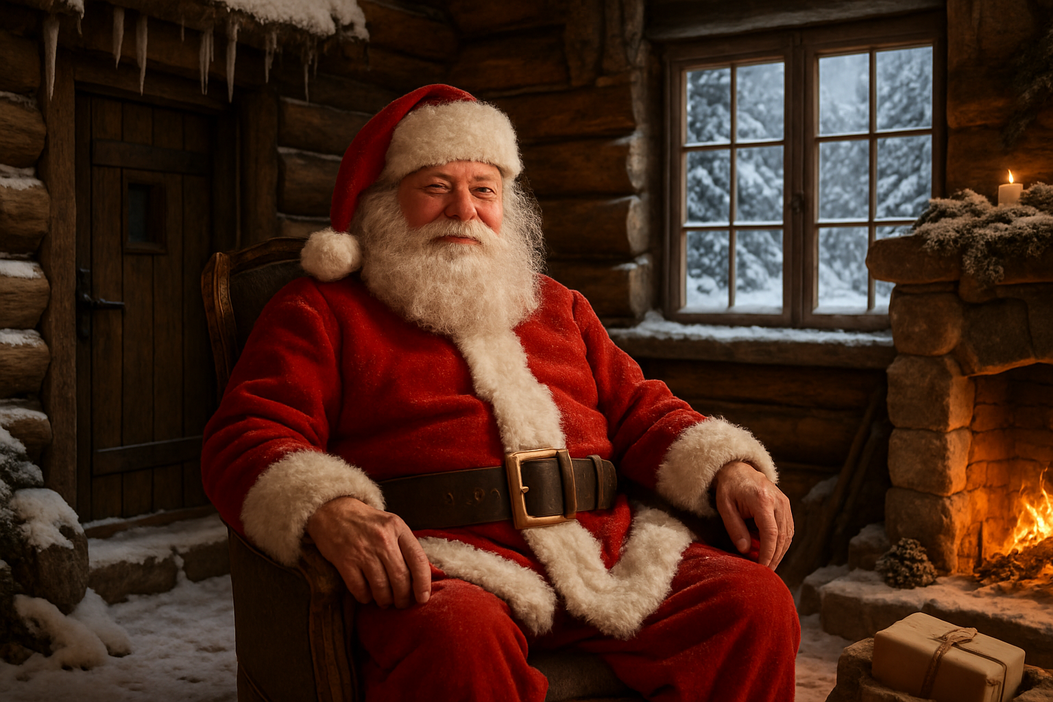 dove abita babbo natale - Illustration