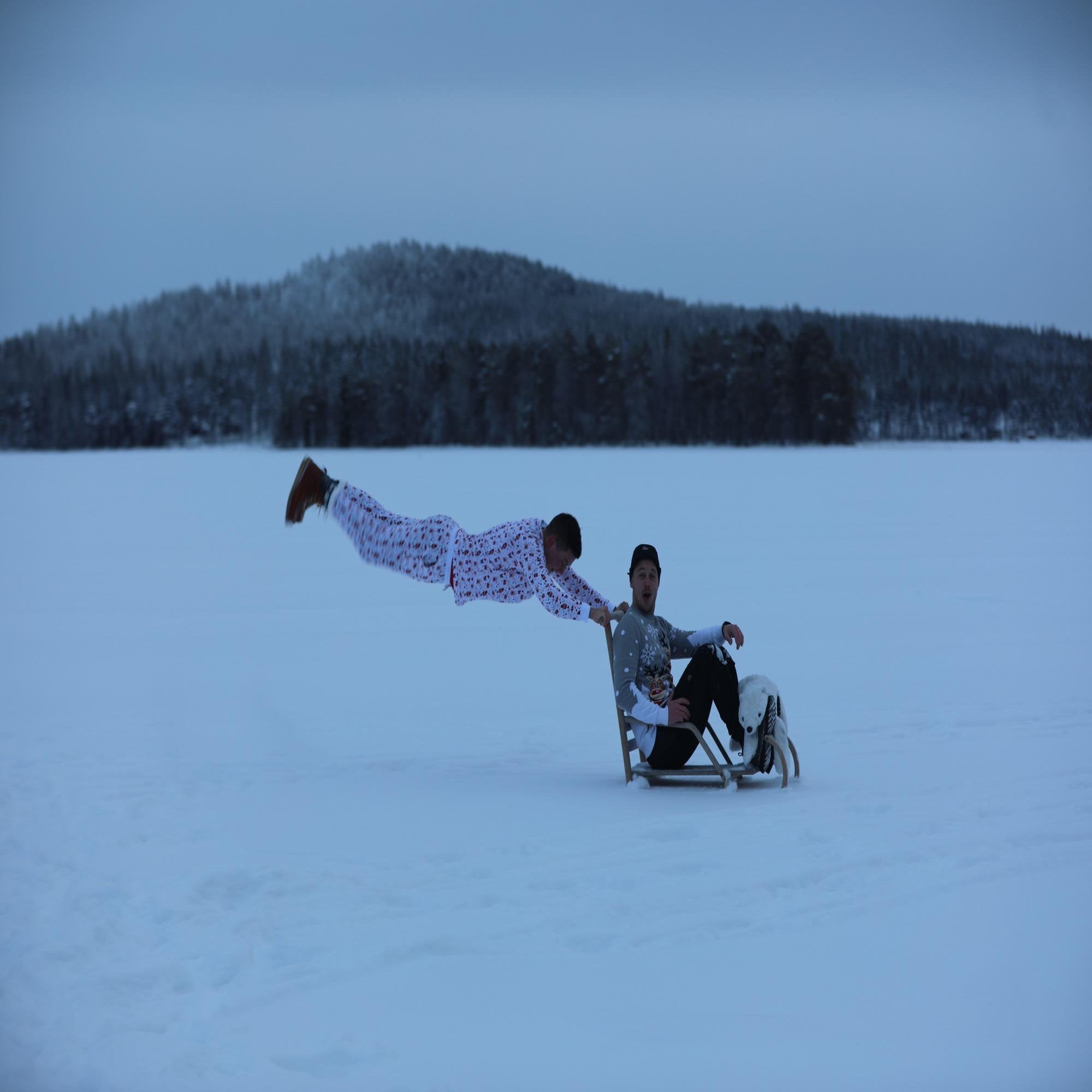 dove e babbo natale ora - Illustration