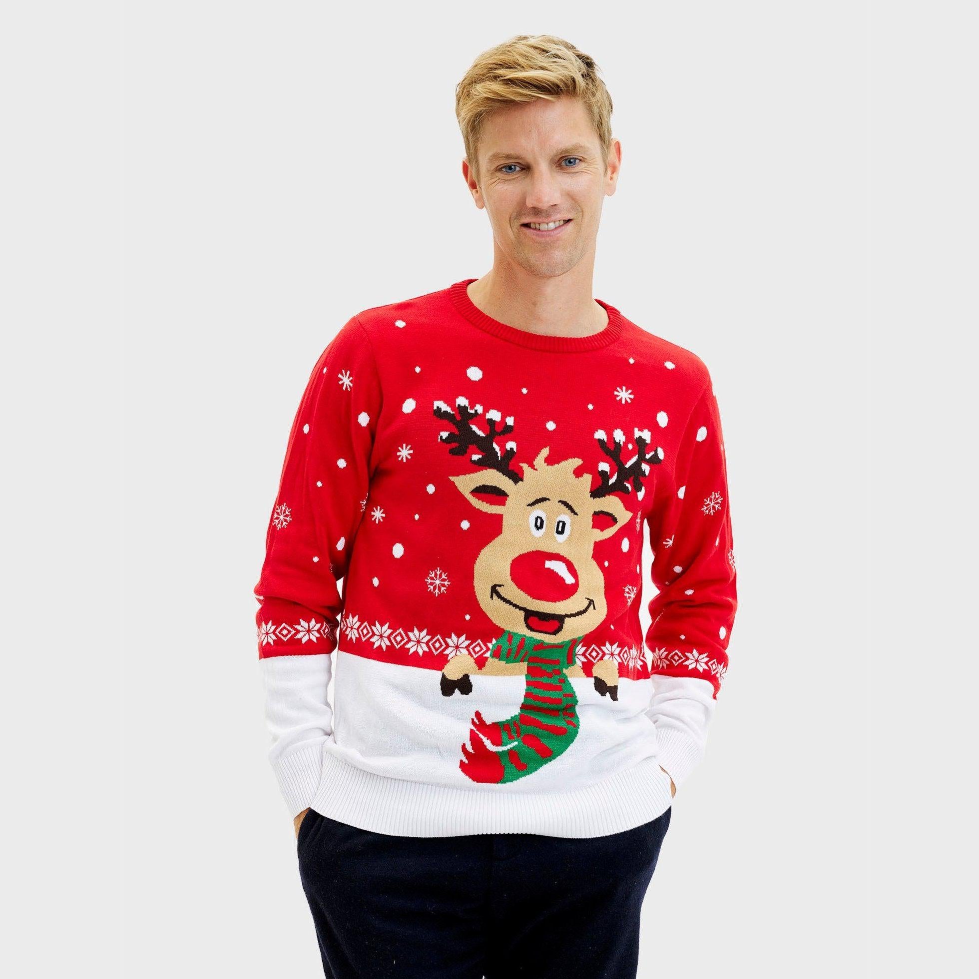 Maglietta Uomo Natale Con Renna – Unibly, 100% Cotone, Stampa Originale