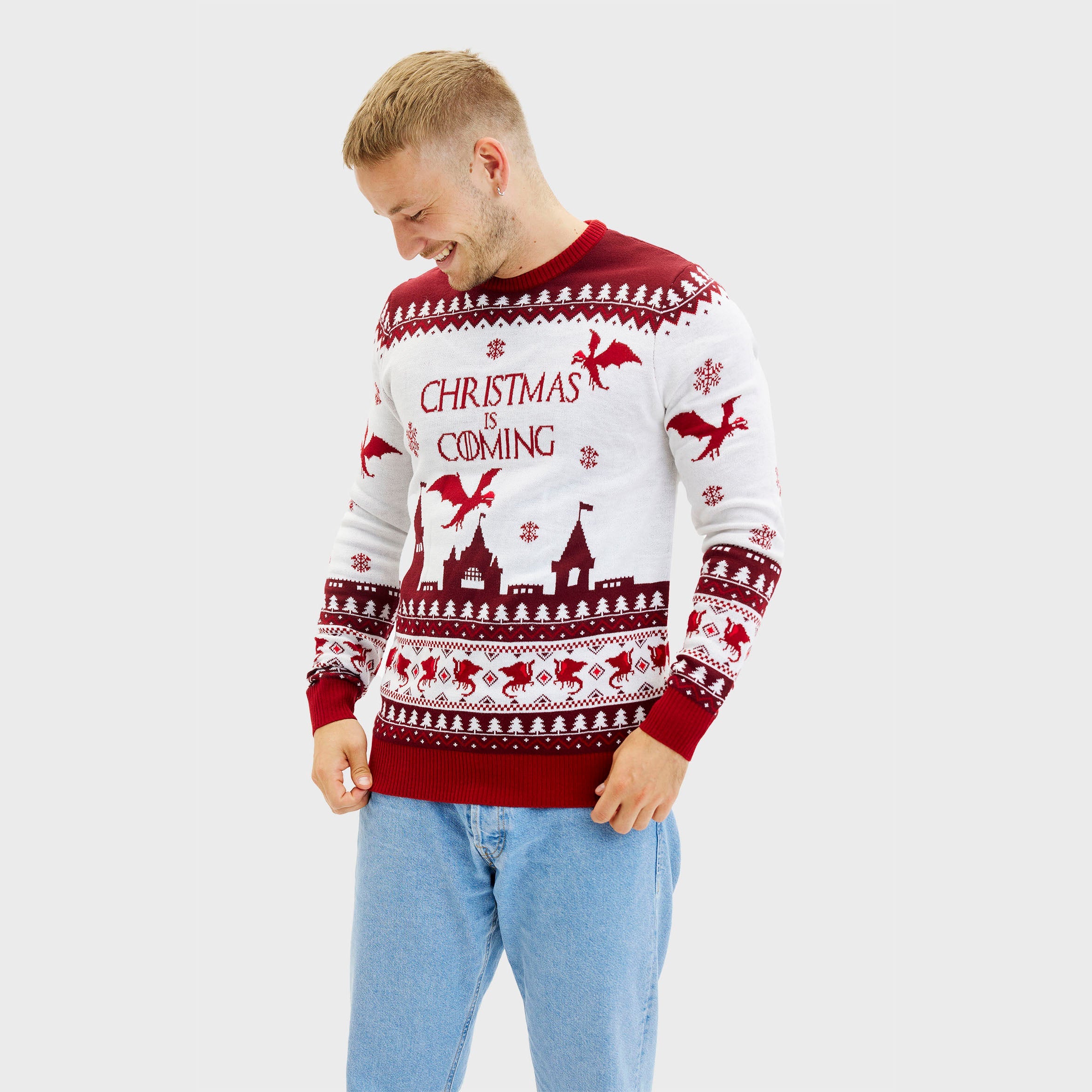 The Christmas Is Coming maglione natalizio – Uomo