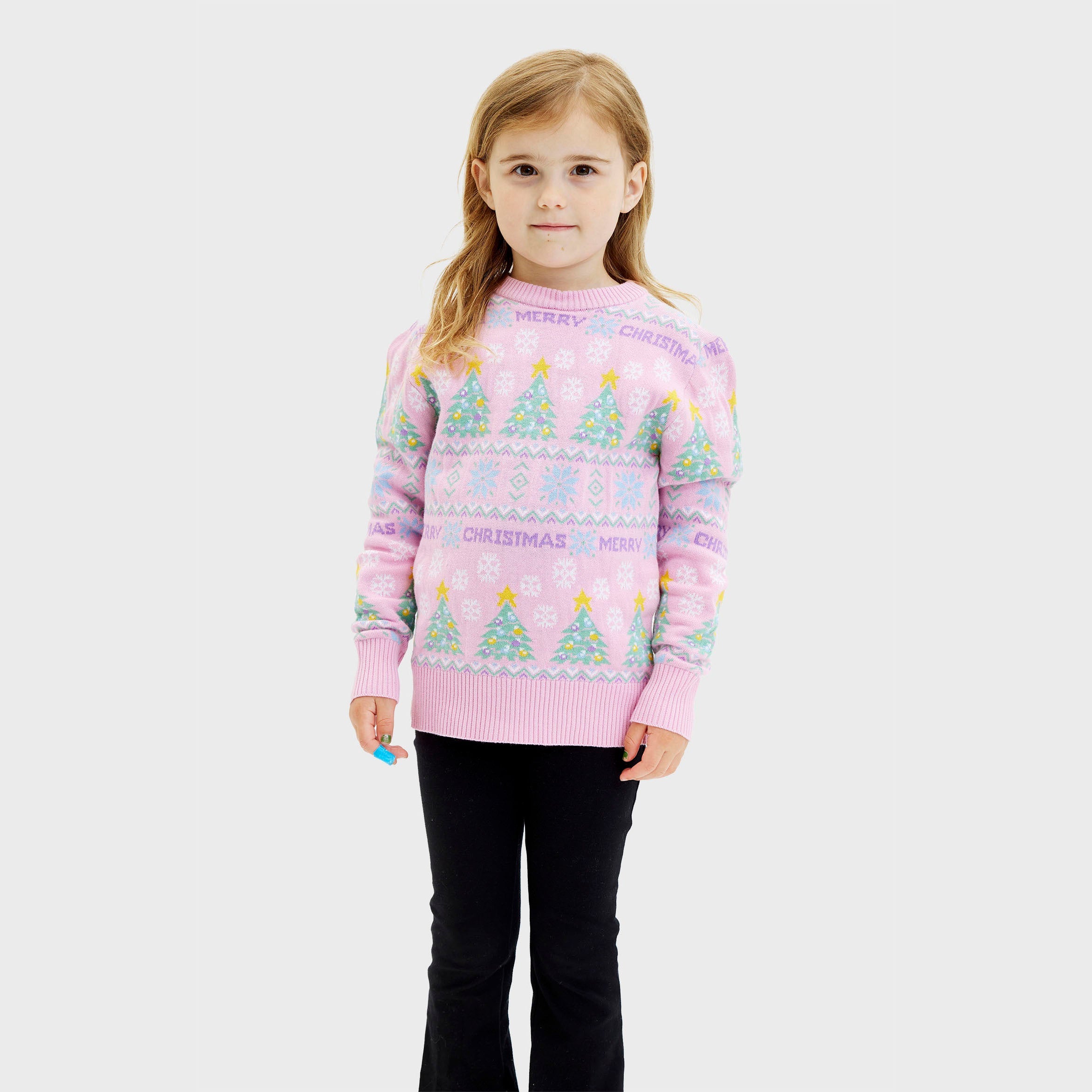 De roze Kersttrui - Kinderen