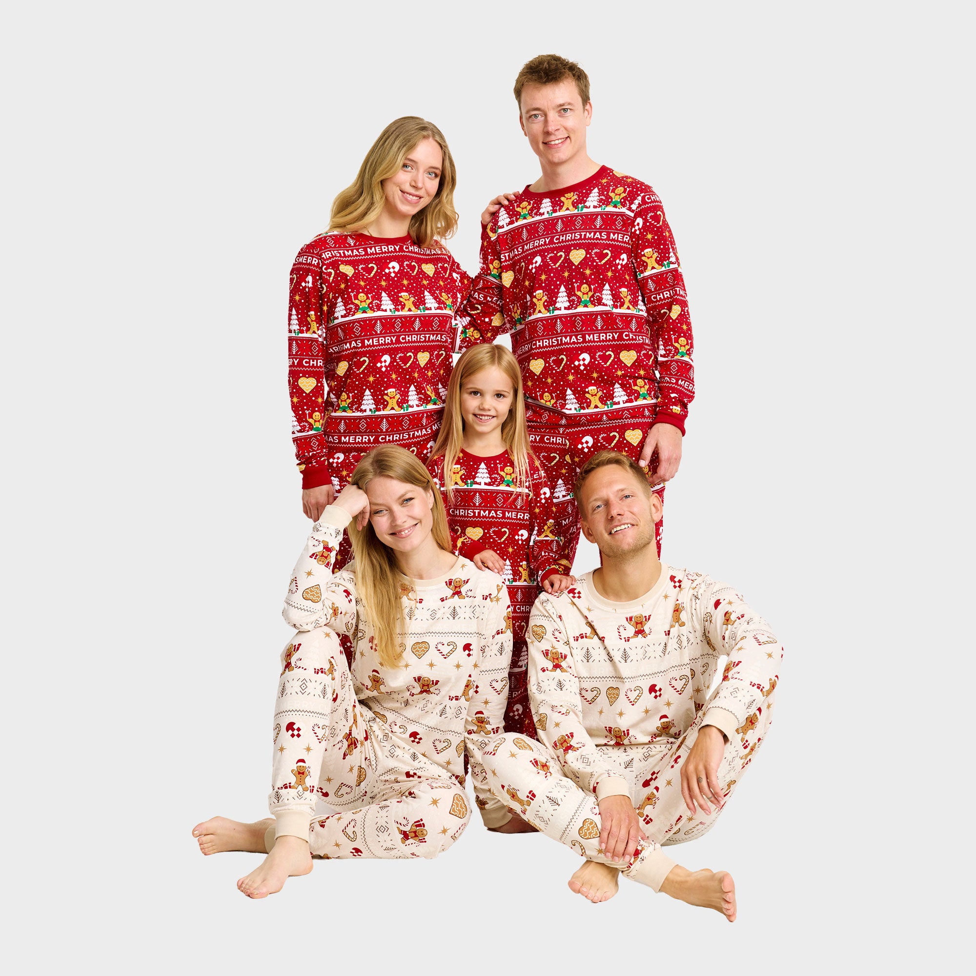 Christmas Cookie pigiama natalizio rosso – Donna