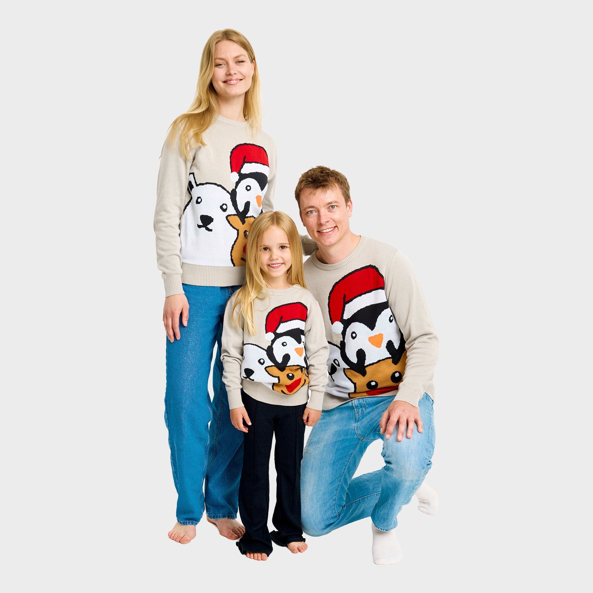 Dieren kersttrui – Kinderen