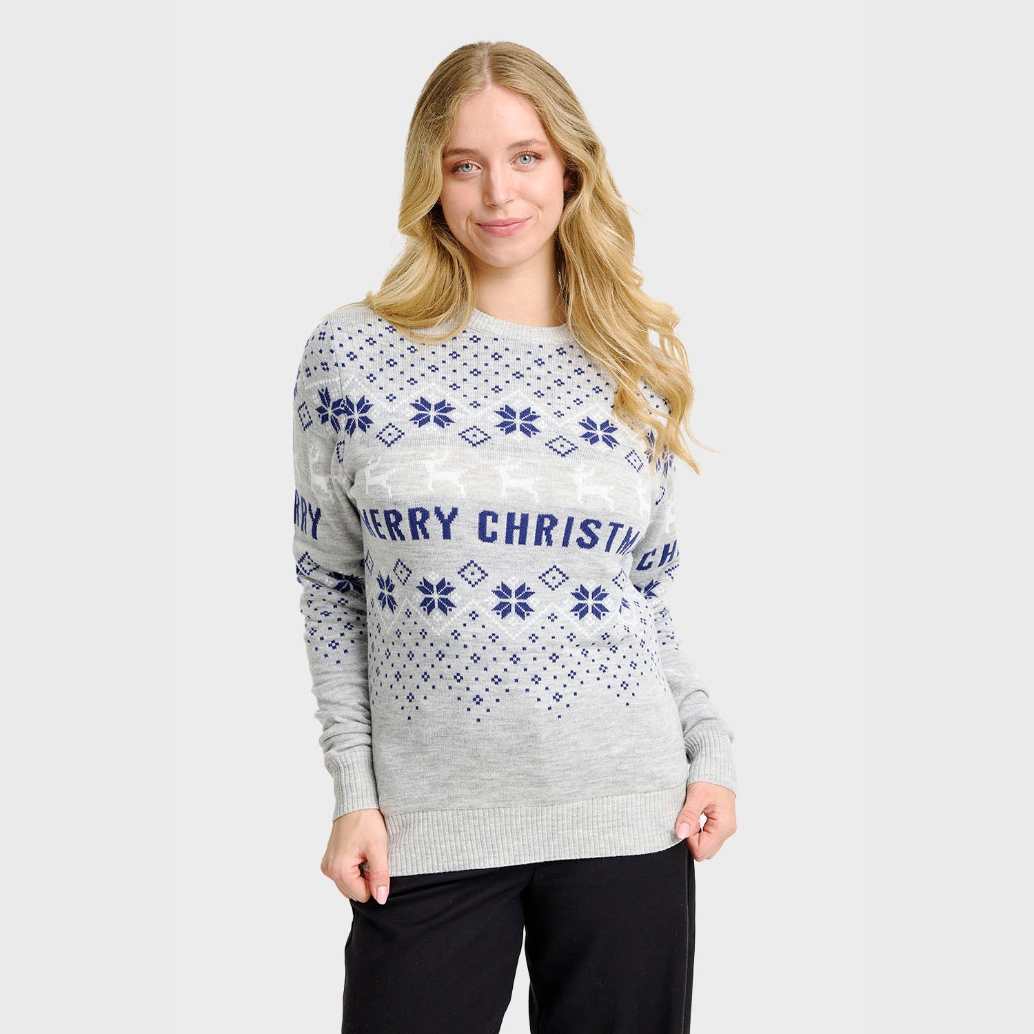 Maglia Di Natale Donna A Maniche Lunghe – Divertente, Con Alberi E Fiocchi Di Neve, Morbida, Taglia Unica?