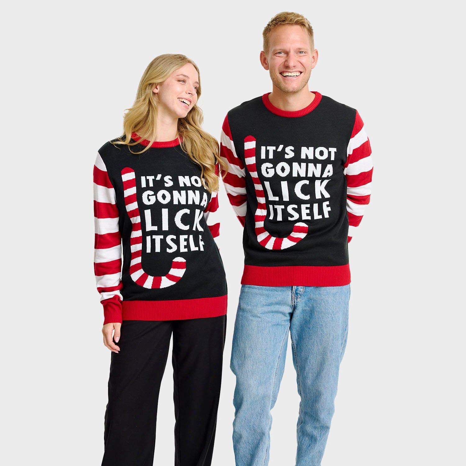 Candy Cane kersttrui – Dames