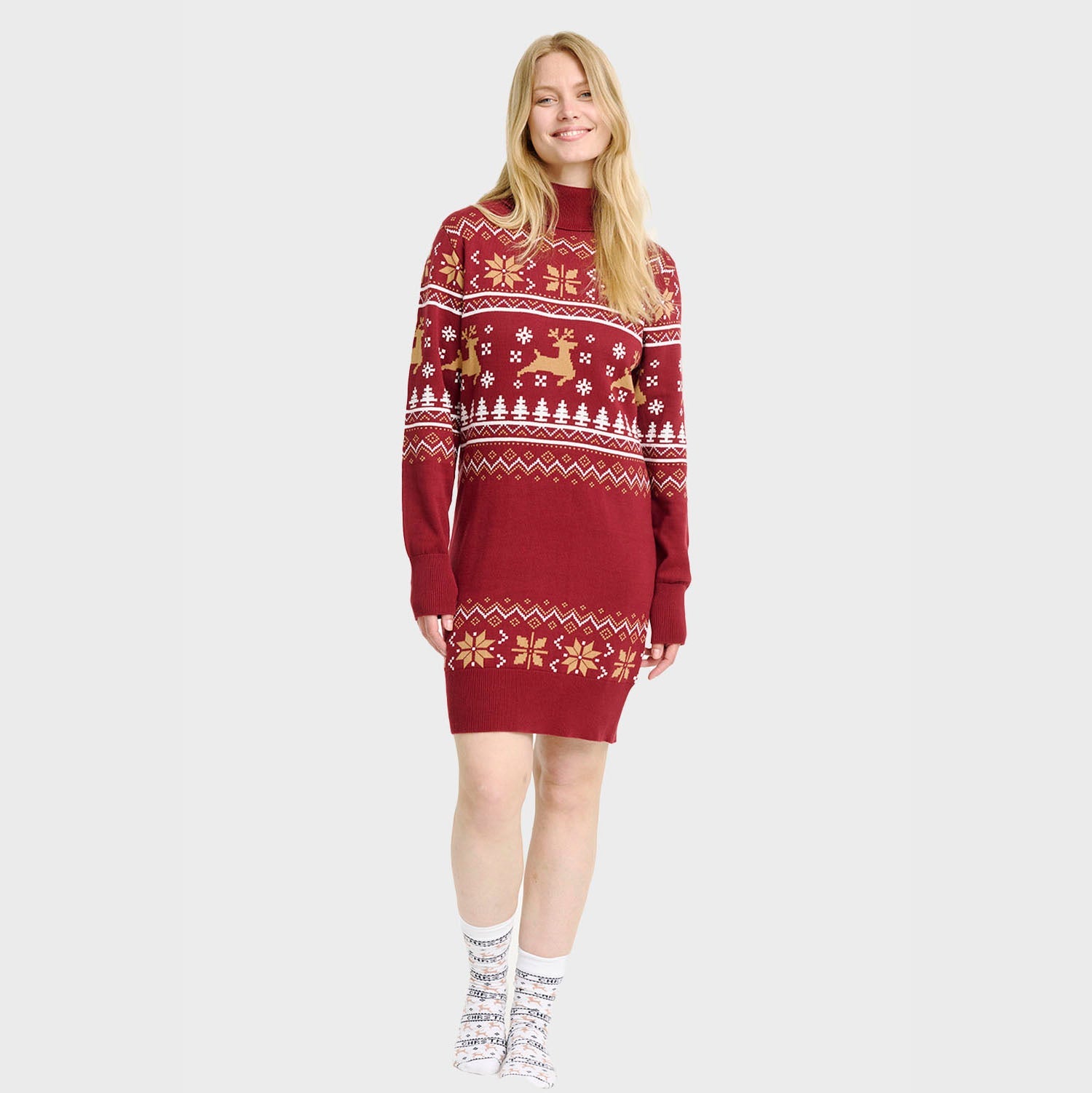 Col-kerstjurk – Dames
