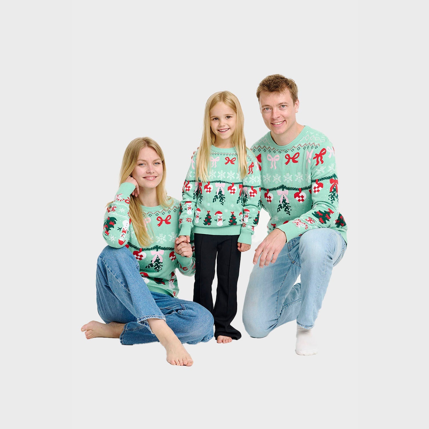 De gestrikte kersttrui – Dames