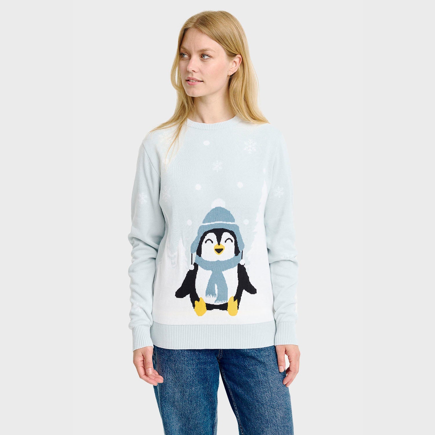 Cute Penguin maglione natalizio – Donna