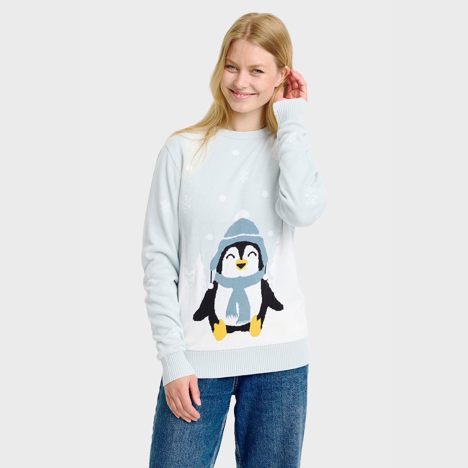 Cute Penguin maglione natalizio – Donna