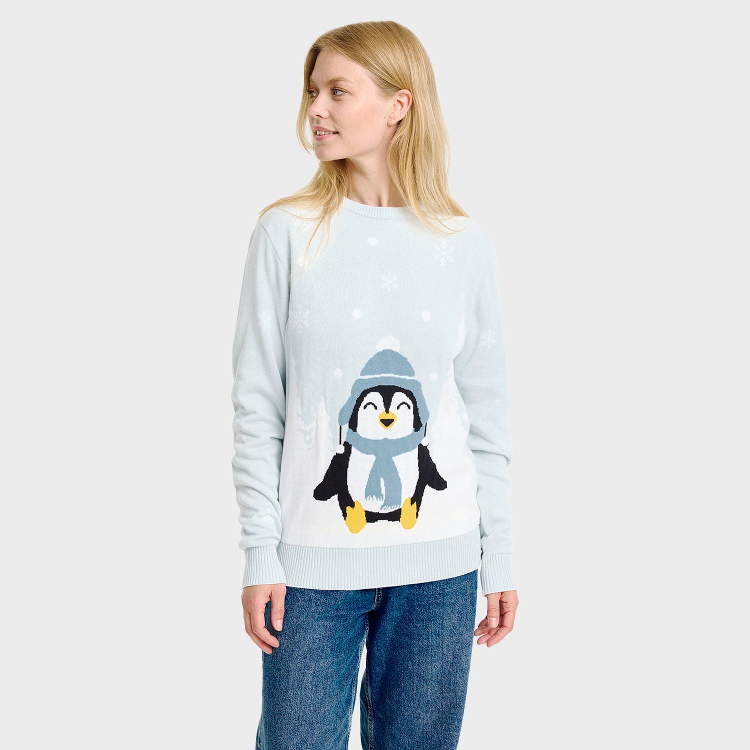 Cute Penguin maglione natalizio – Donna