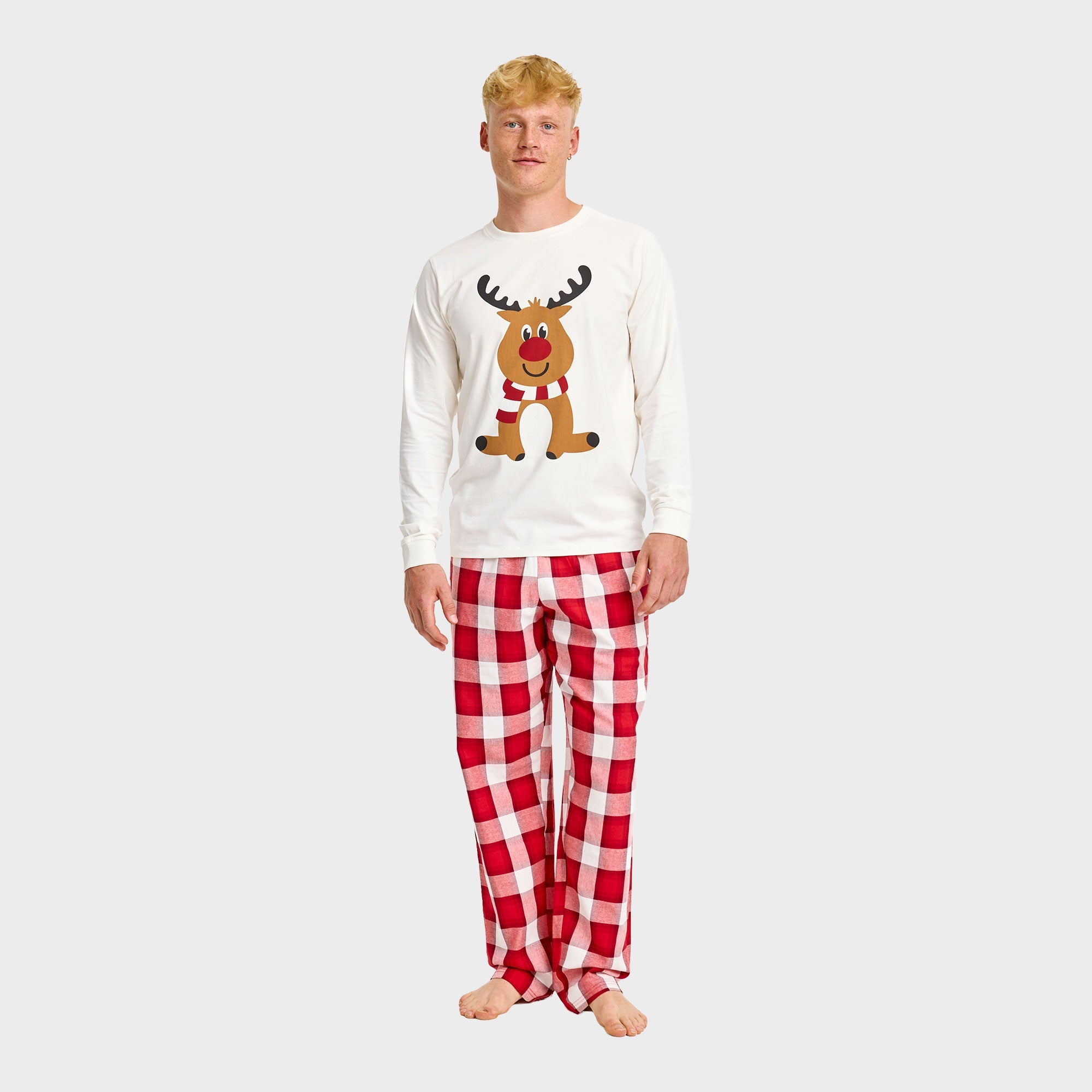Flanellen kerstbroek – Heren