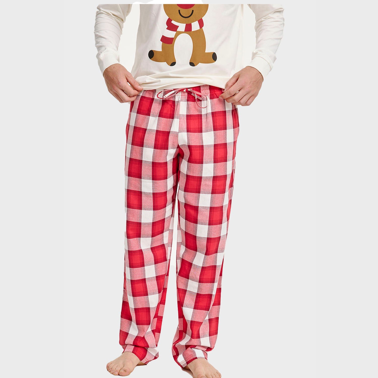 Flanellen kerstbroek – Heren