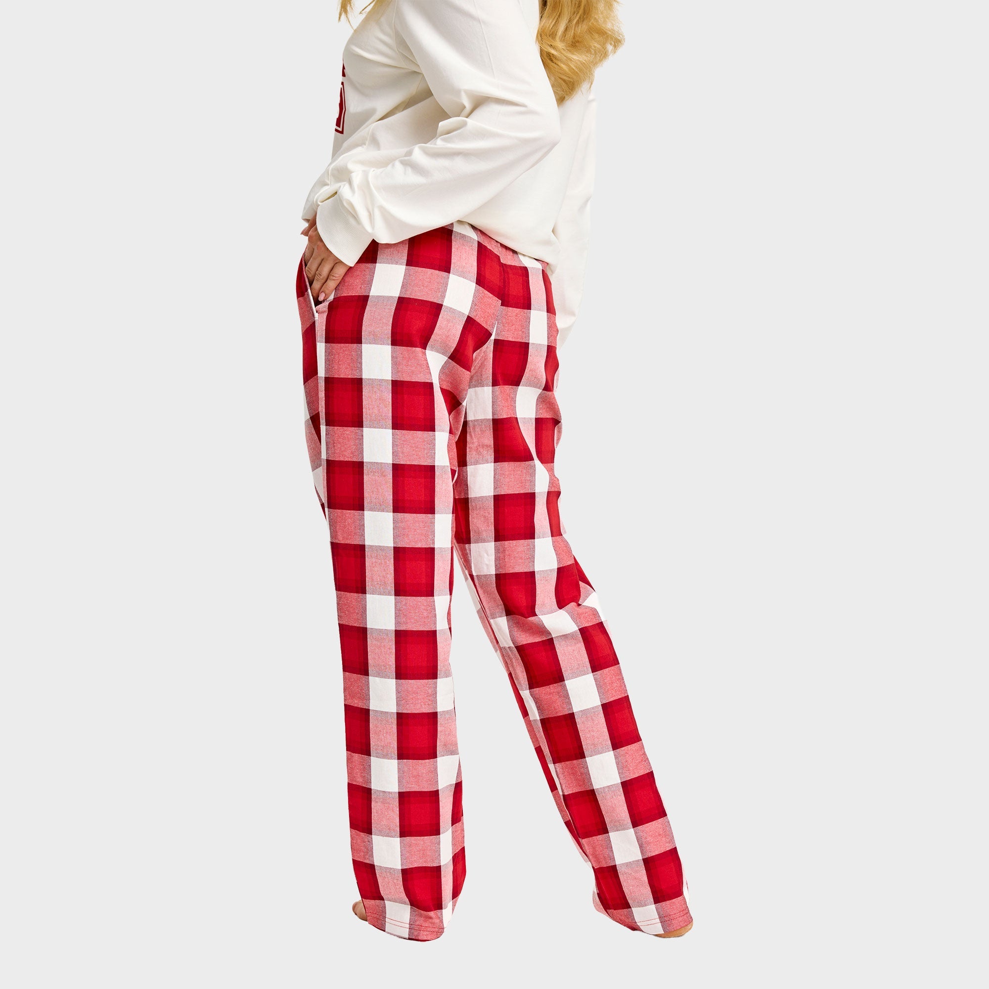 Flanellen kerstbroek – Dames