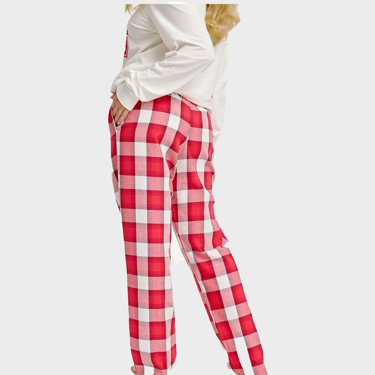Flannel pantaloni natalizi – Donna