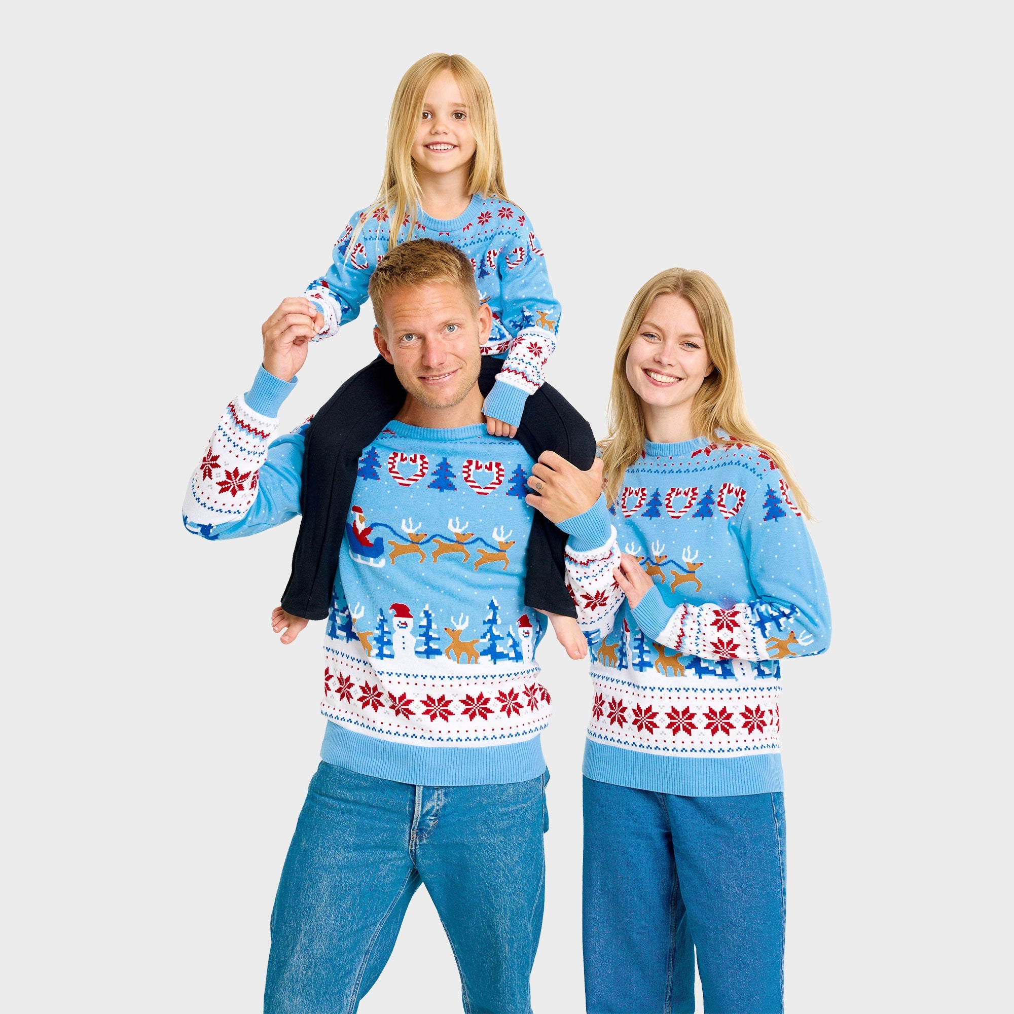 Christmas Wonderland kersttrui – Heren