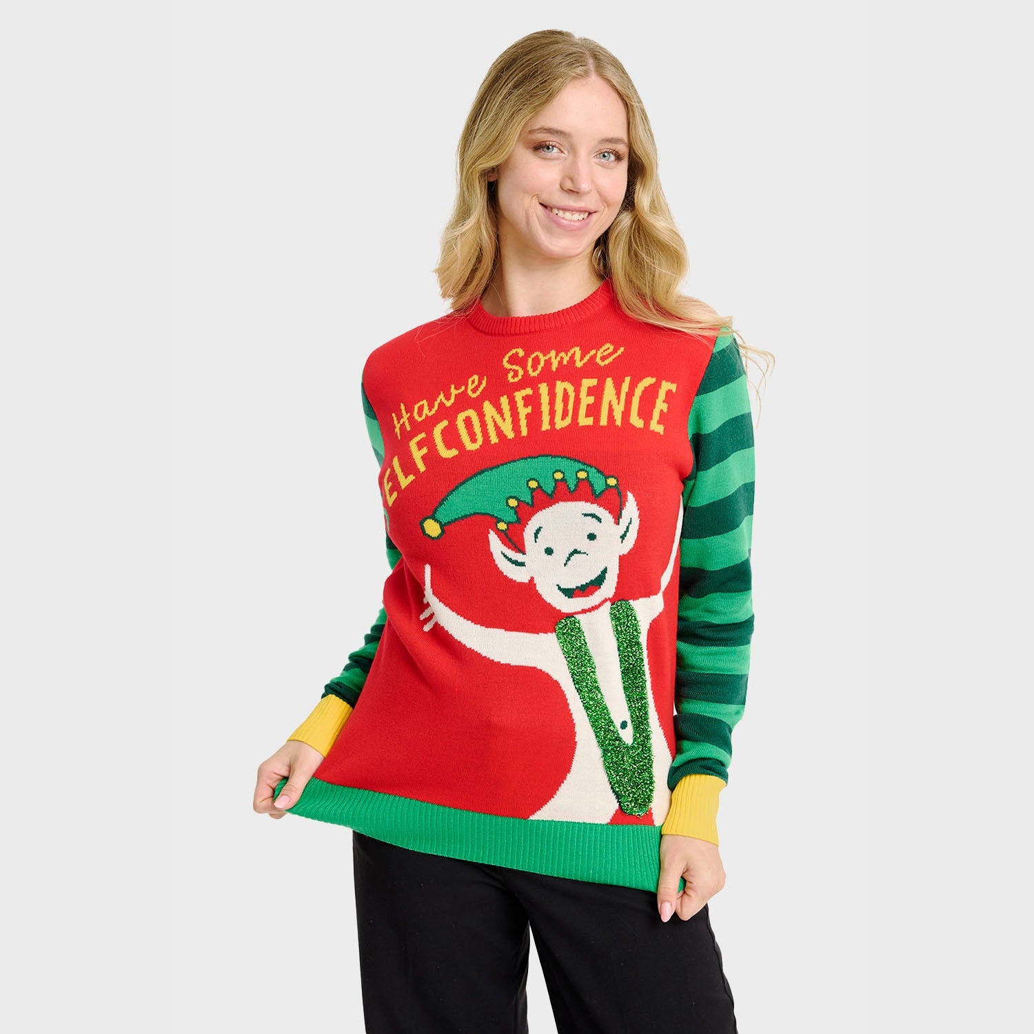 Elf Confidence maglione natalizio – Donna