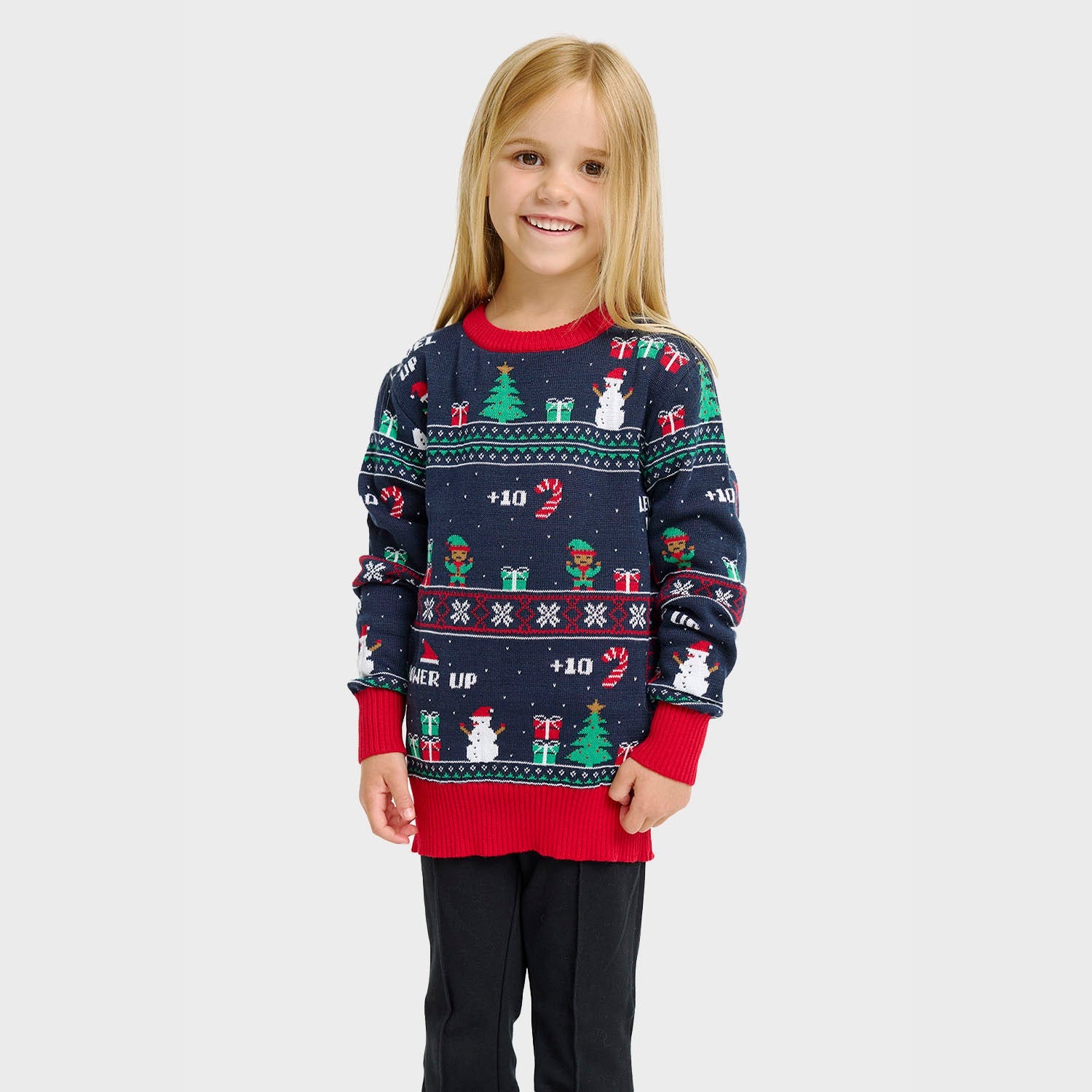 Vintage Gaming kersttrui – Kinderen