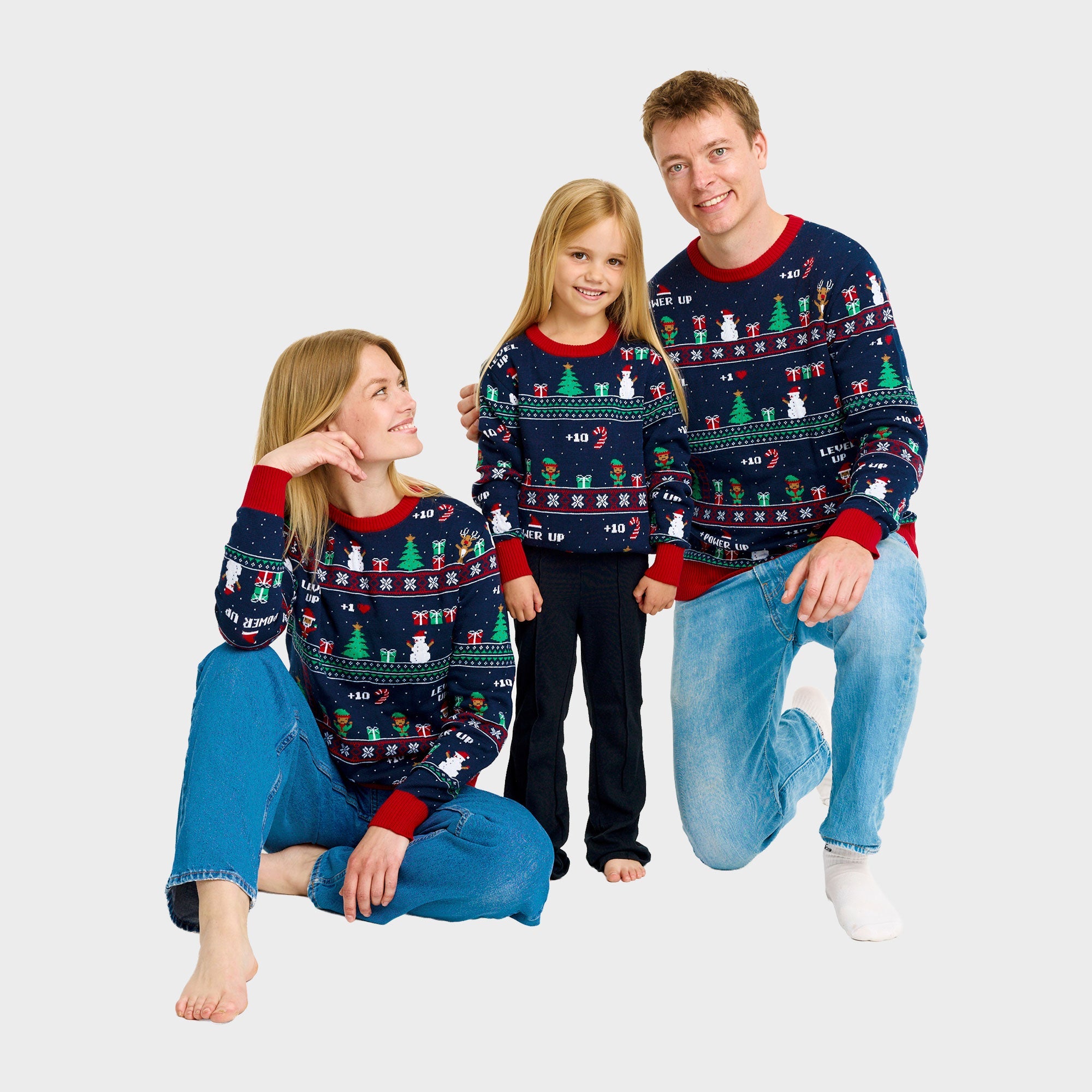Vintage Gaming kersttrui – Heren