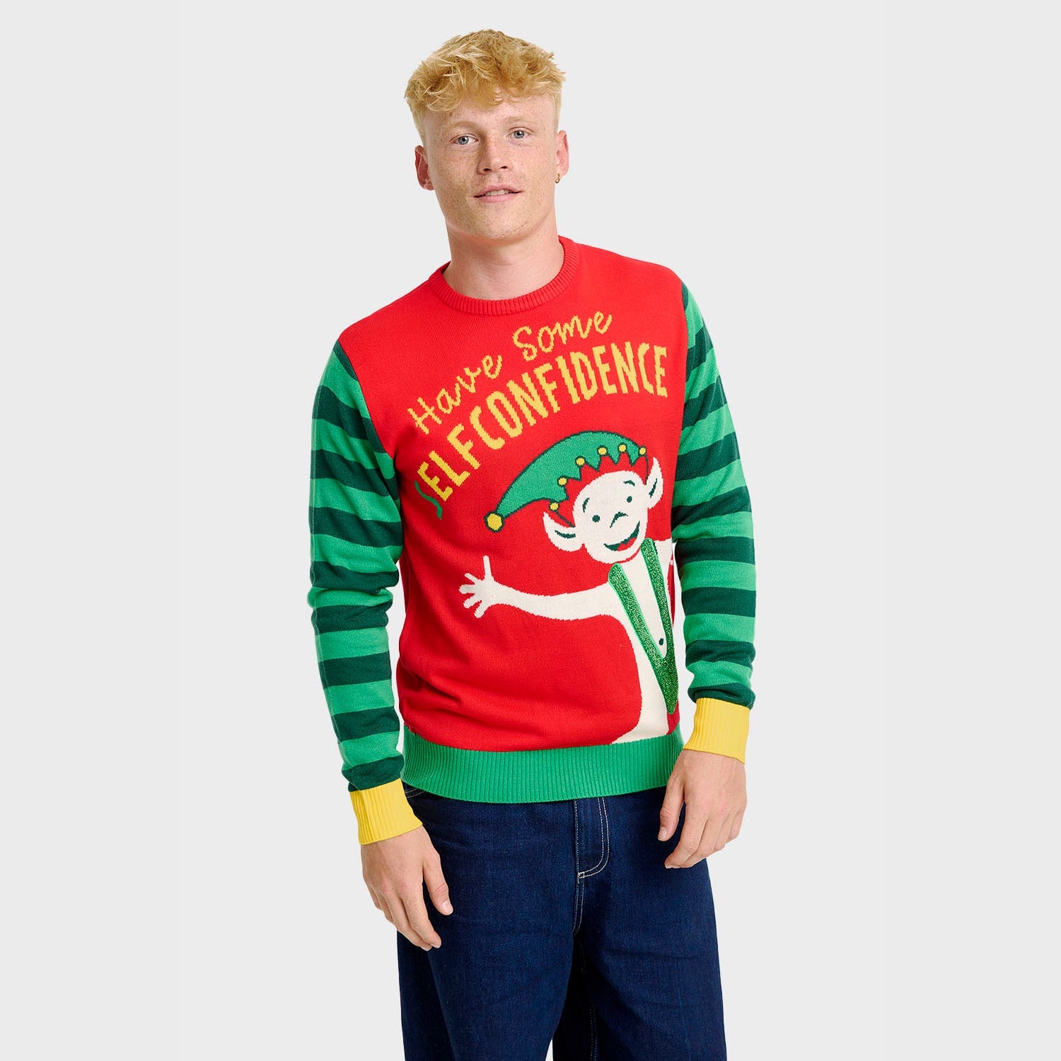 Elf Confidence kersttrui – Heren