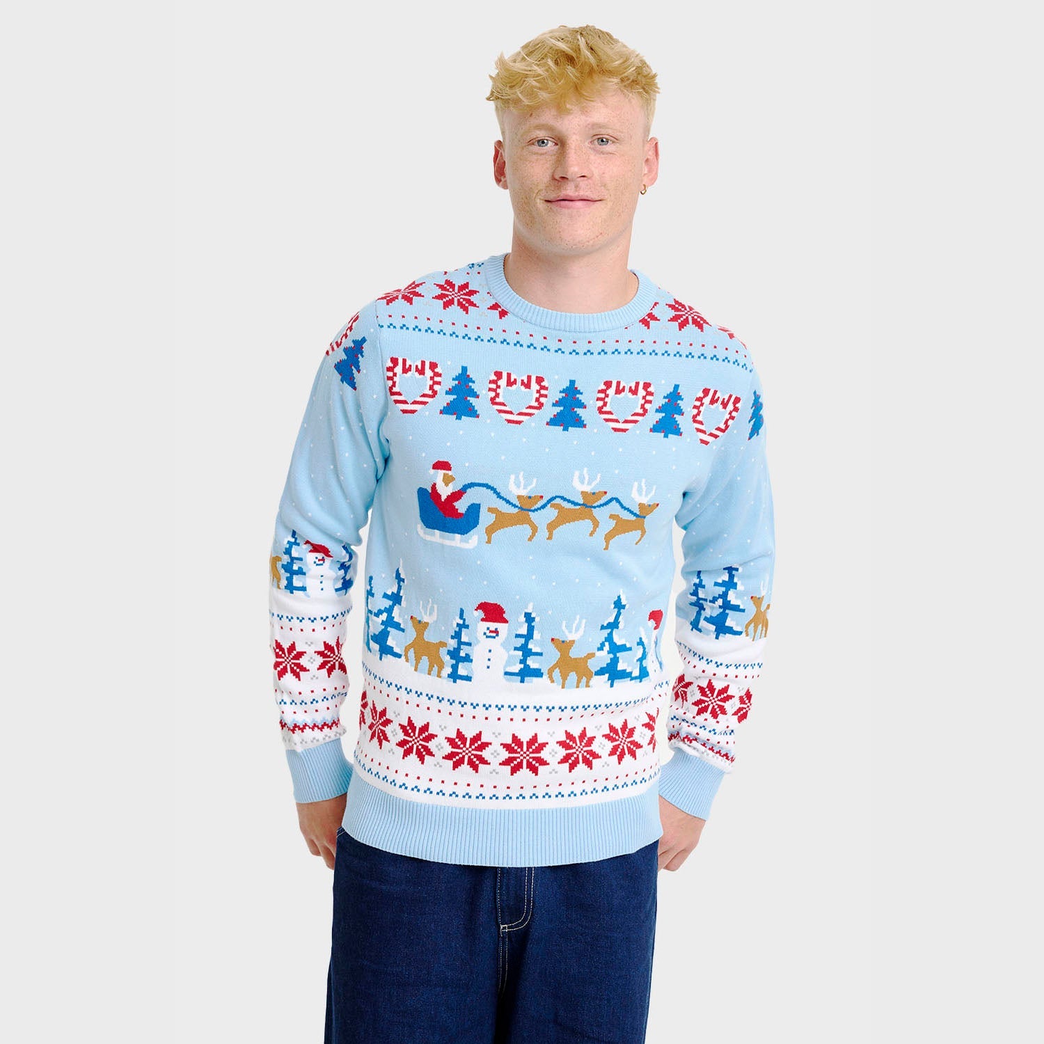Christmas Wonderland kersttrui – Heren