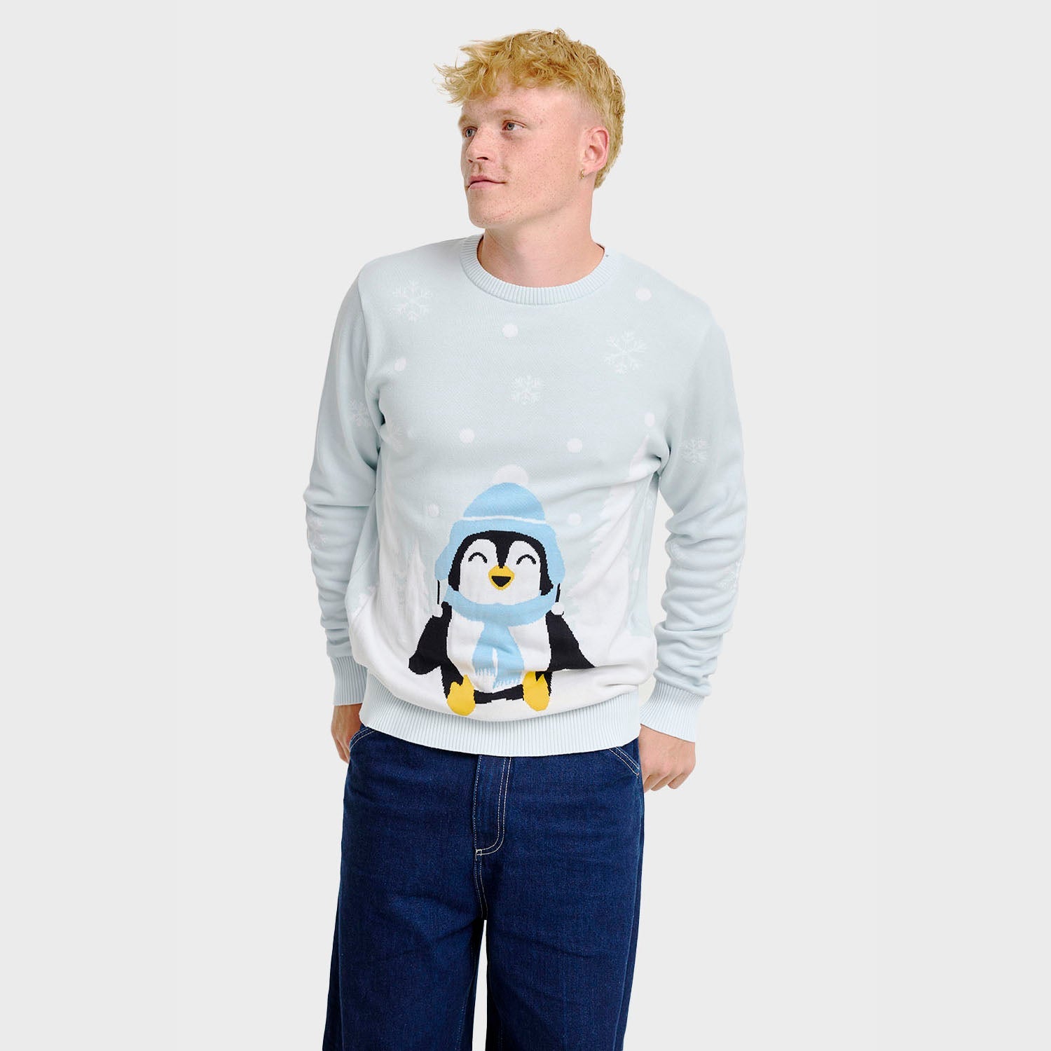 Cute Penguin maglione natalizio – Uomo