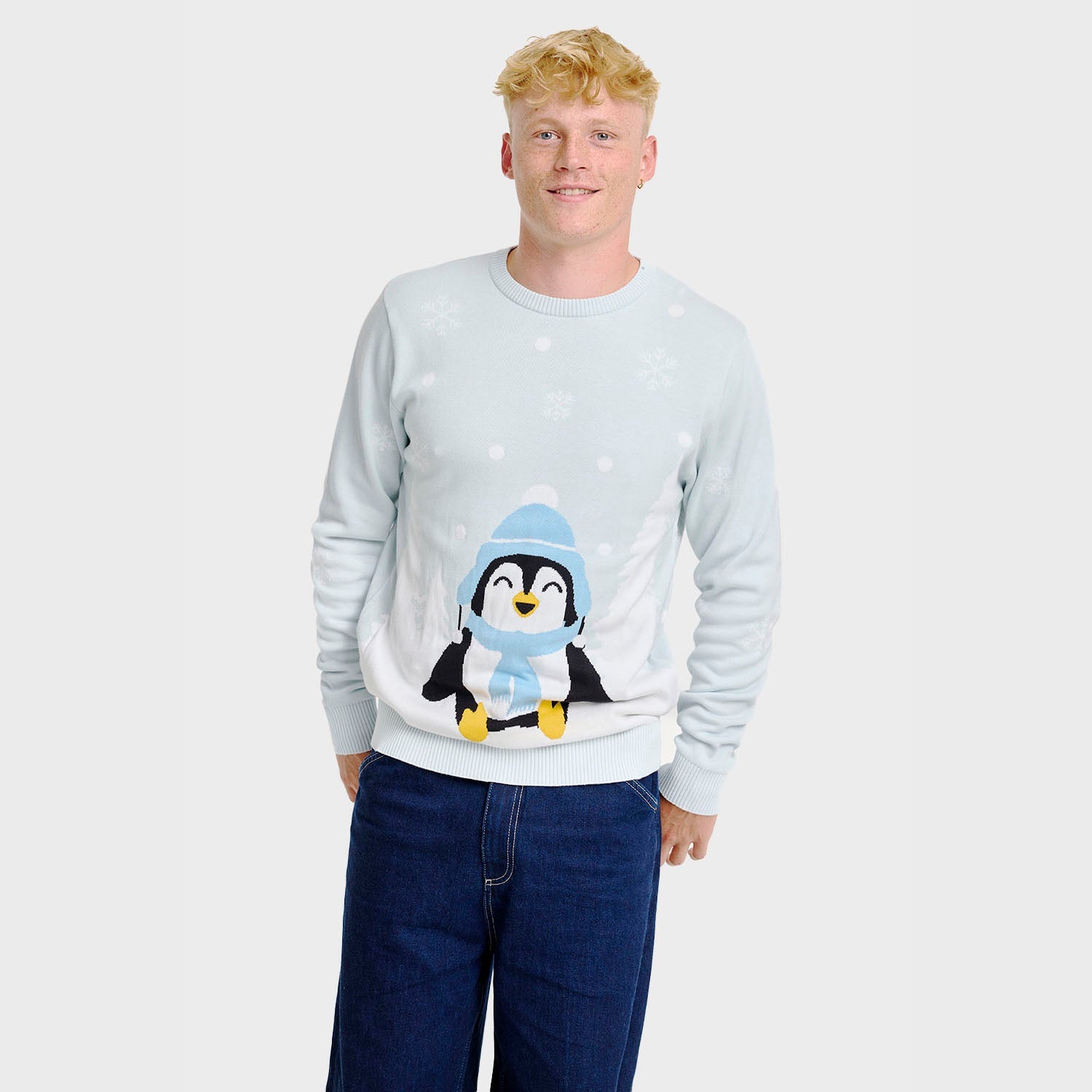 Cute Penguin maglione natalizio – Uomo