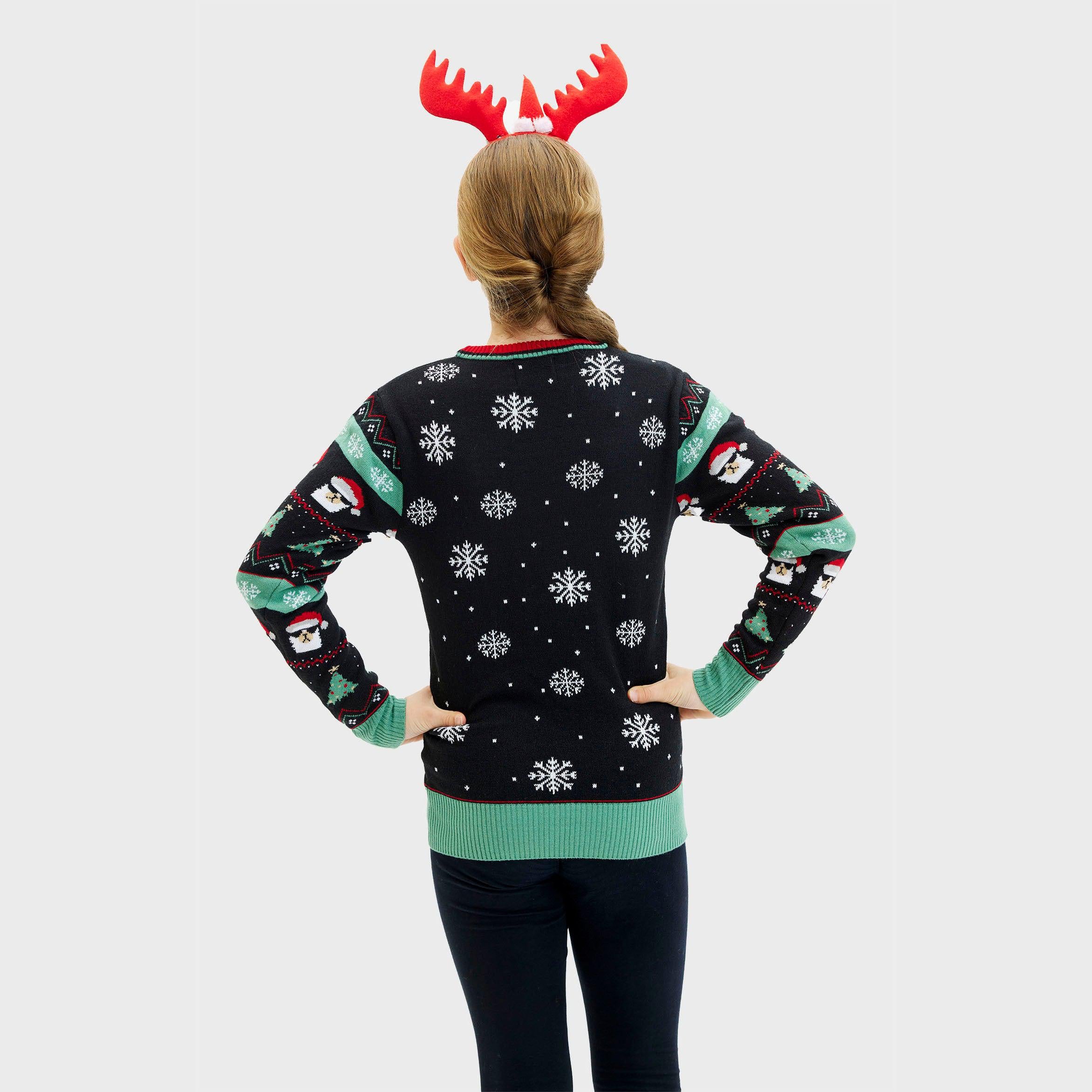 Get Lit Llama Christmas Sweater - Donna