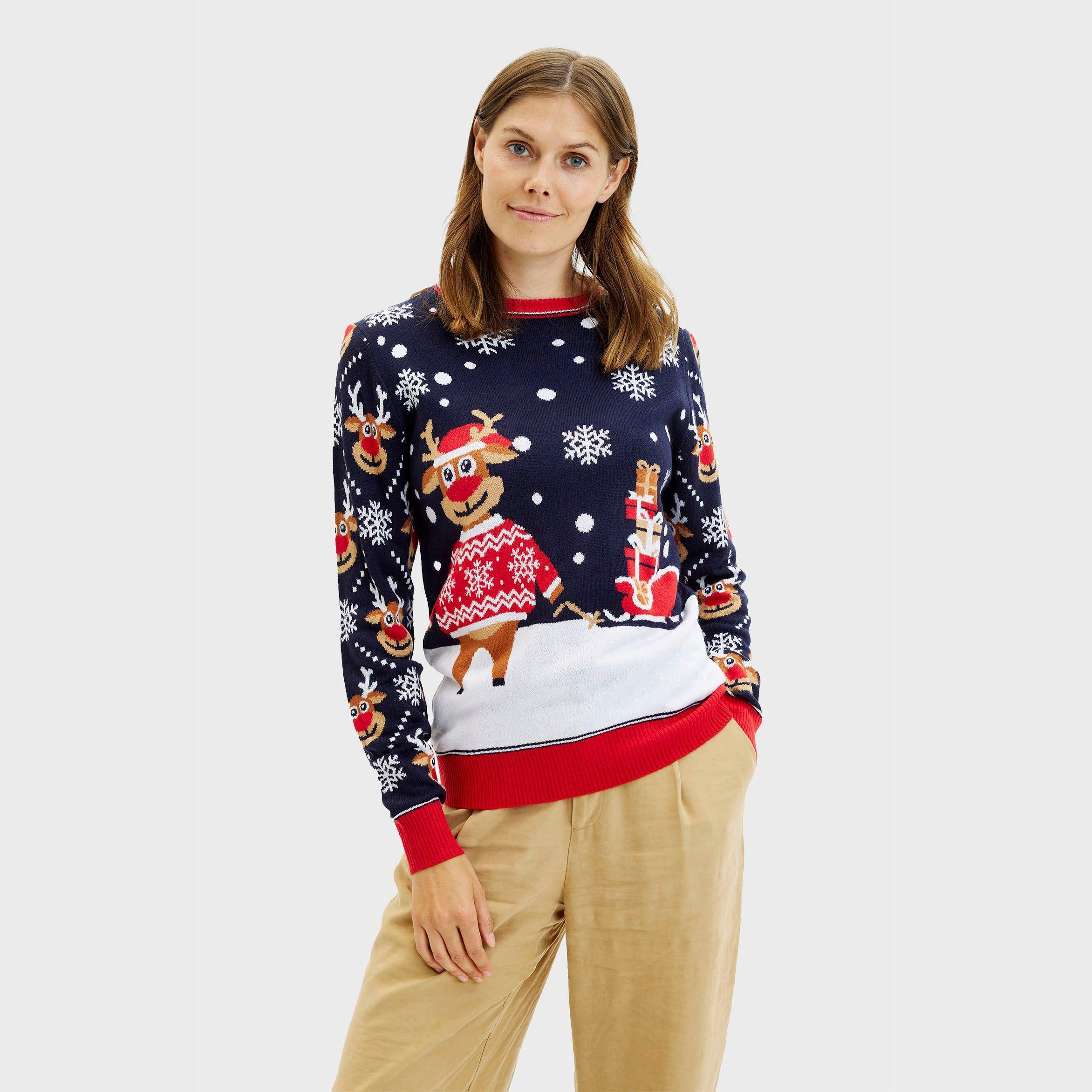 The Bringing Christmas Gifts Sweater - Donna