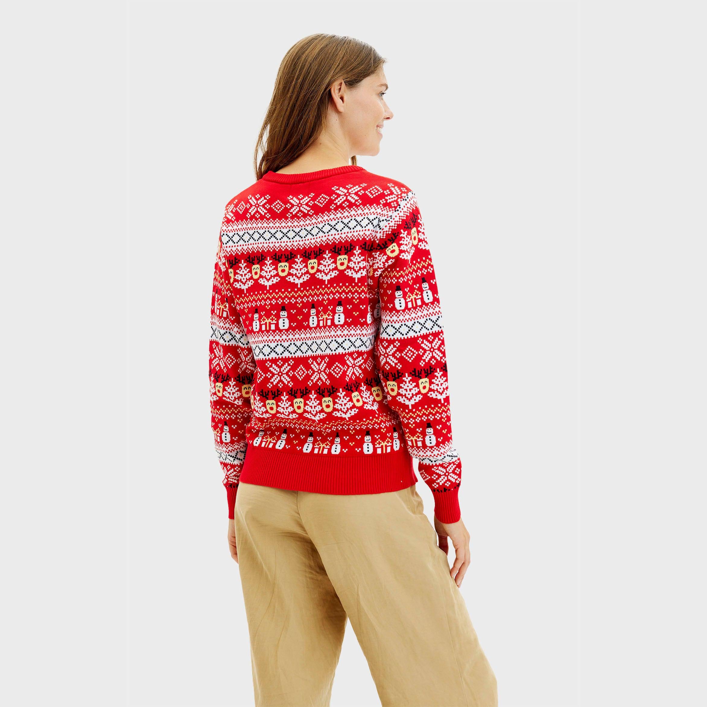 The Reinstyle Sweater Rosso - Donna.