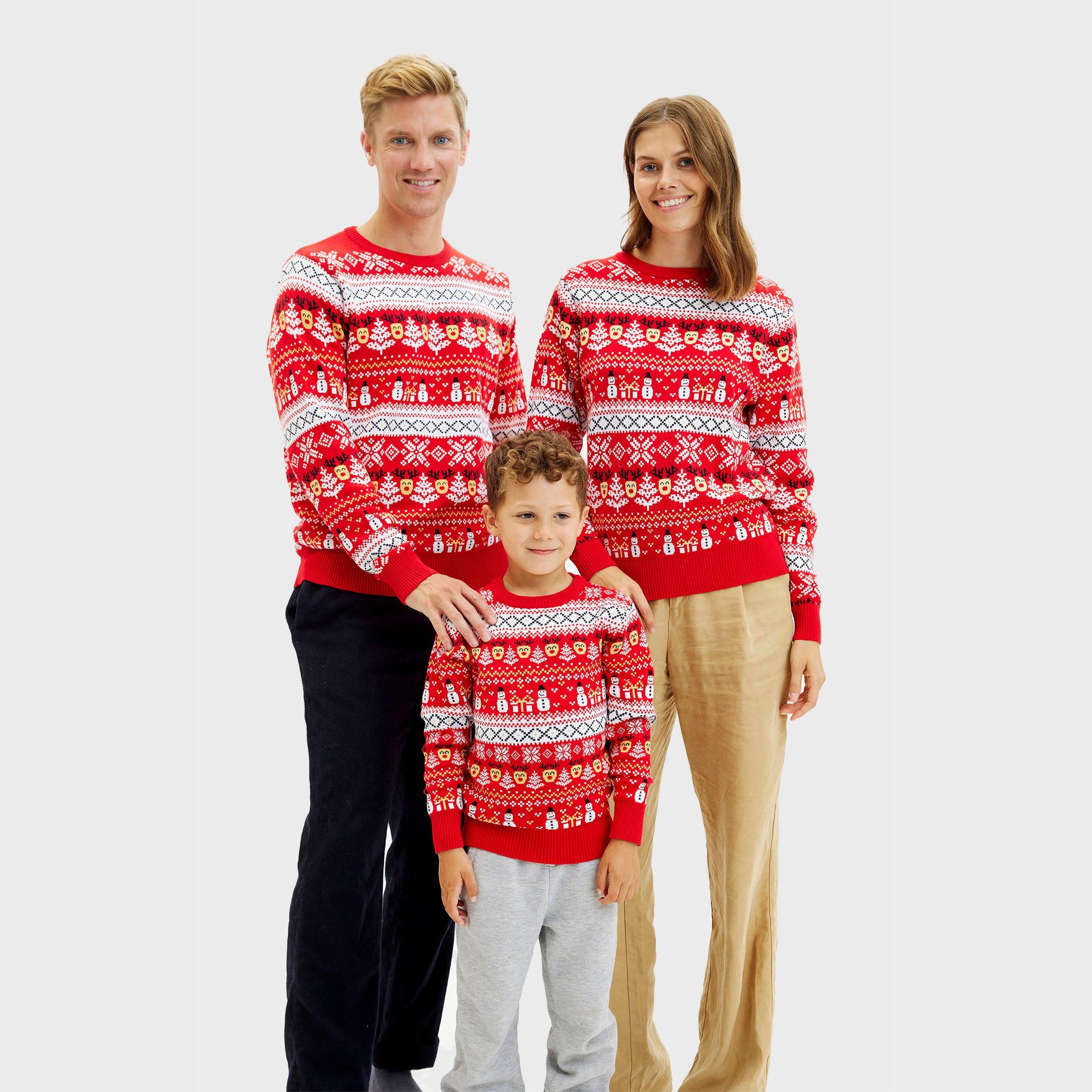 The Reinstyle Sweater Rosso - Donna.