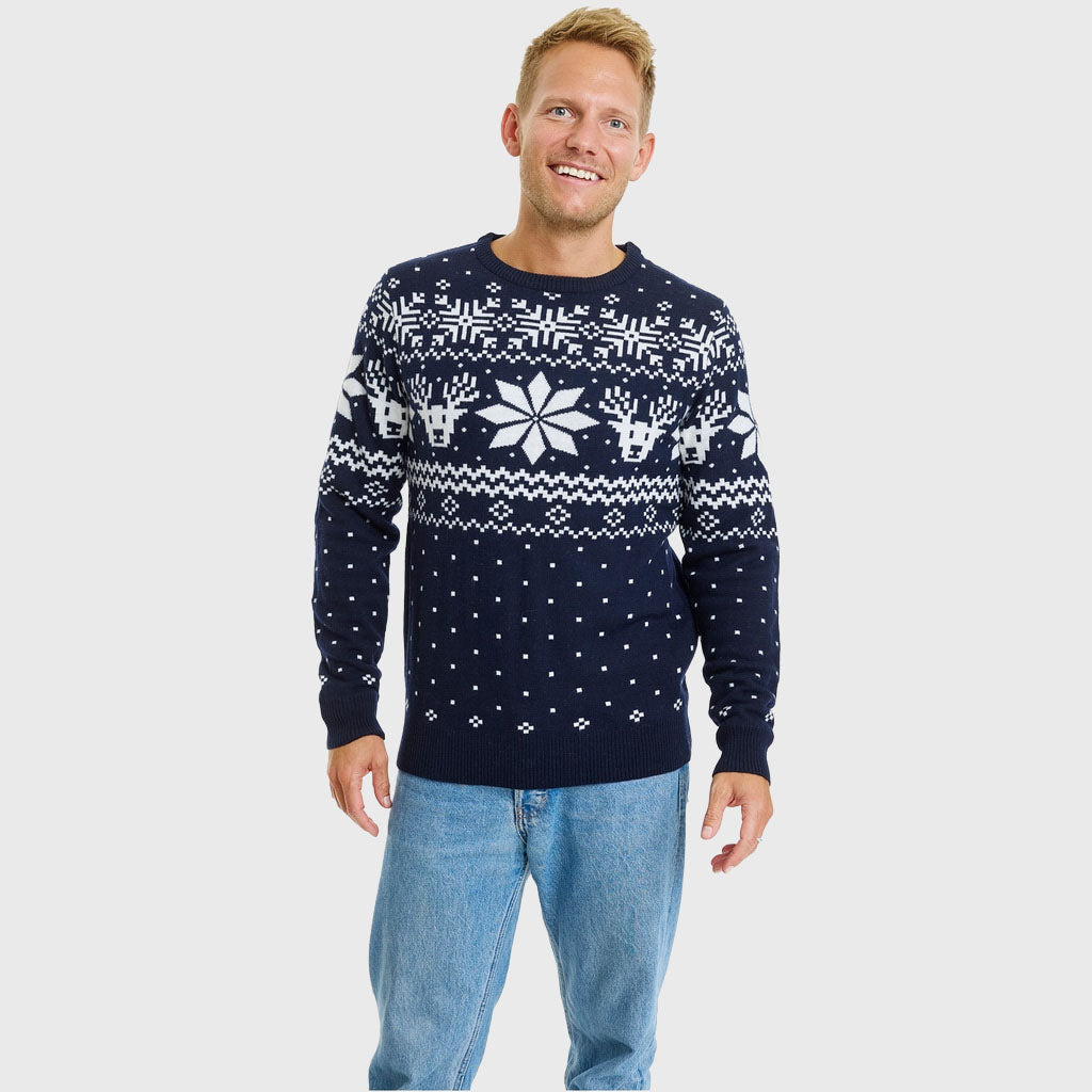 Merino kersttrui – Heren