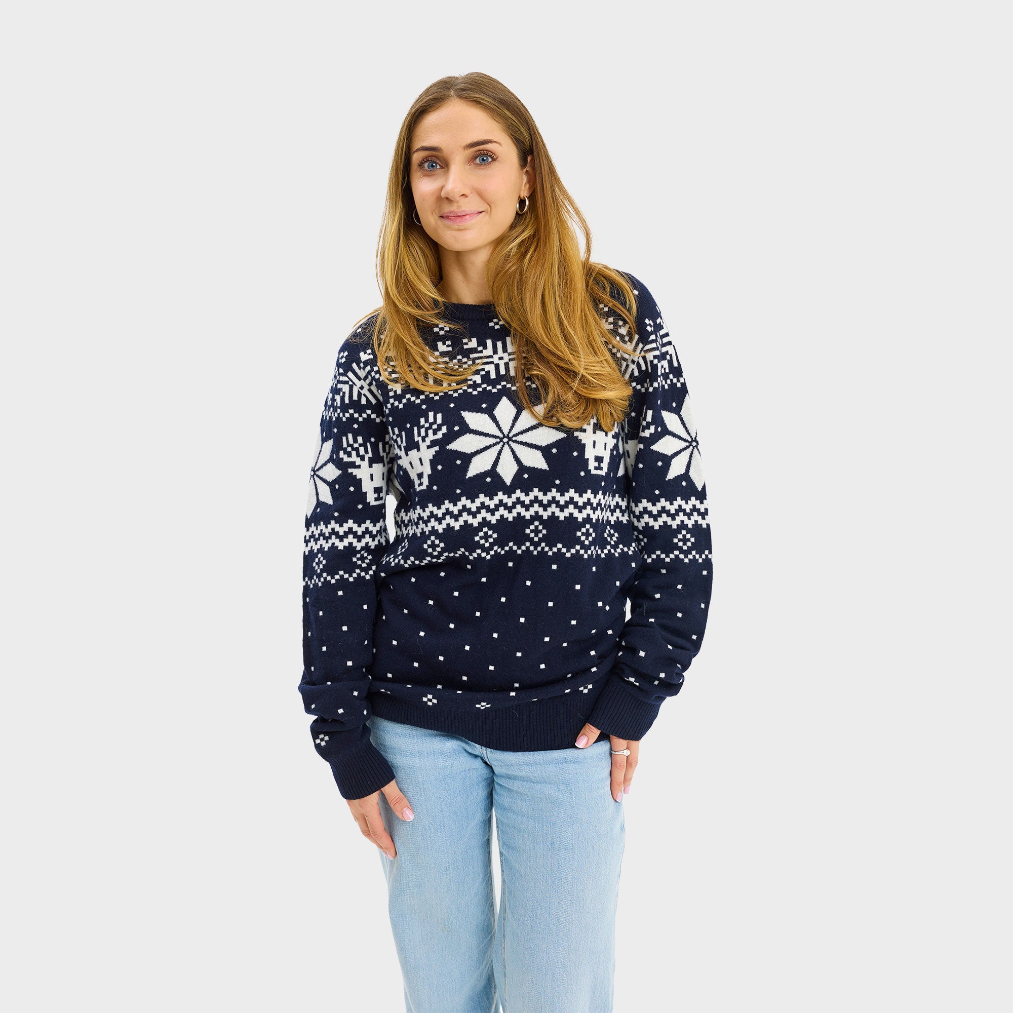 Merino kersttrui – Dames