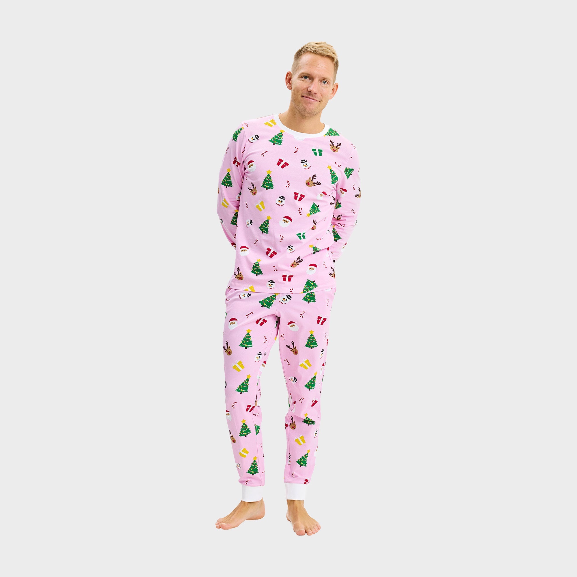 The Pinkish Kerstpyjama - Heren.