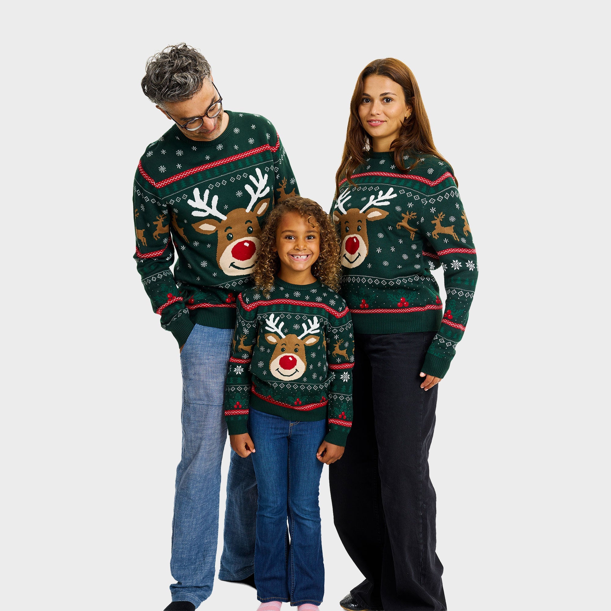 Rudolphs vrolijke kersttrui – Heren