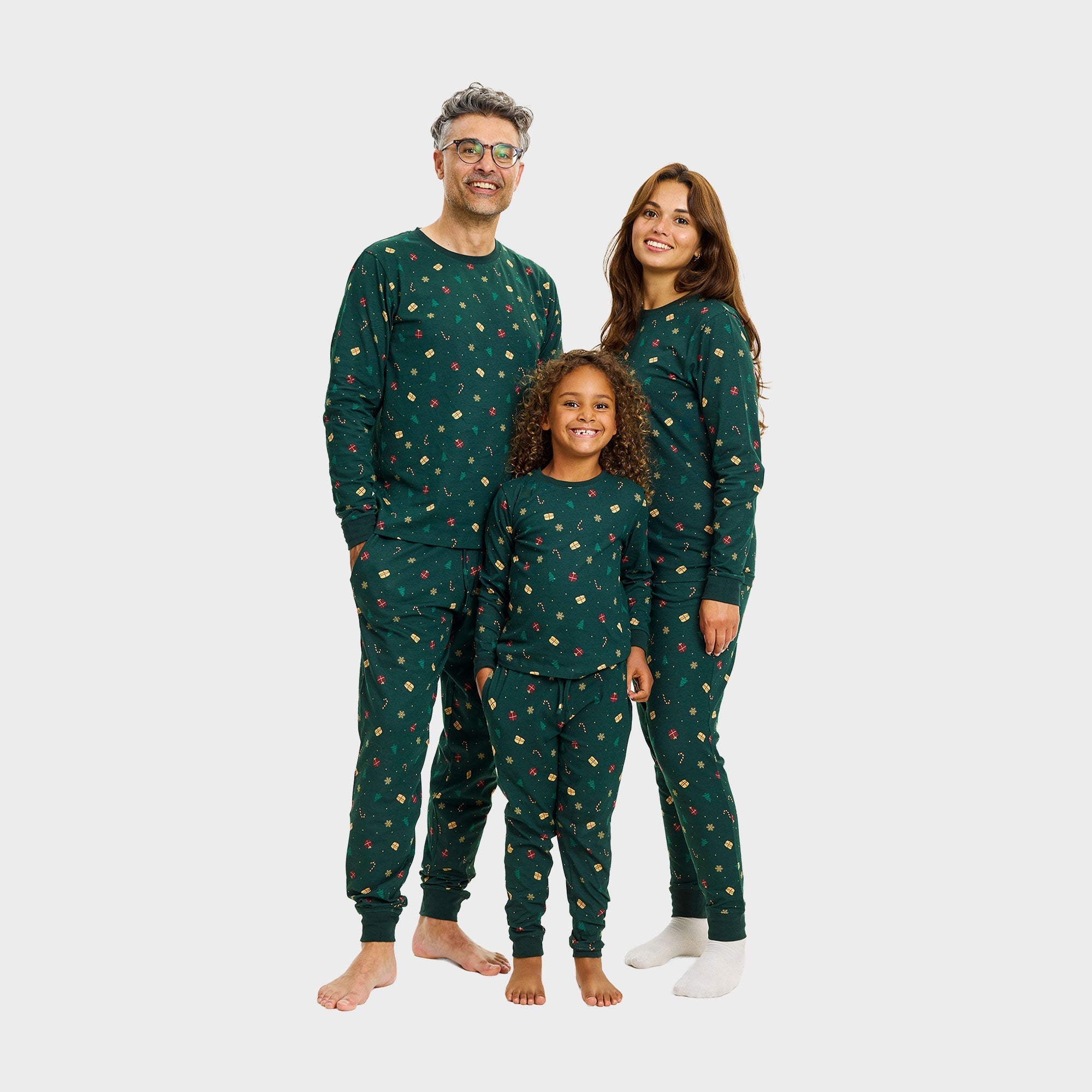 Kerstdroom pyjama groen – Heren