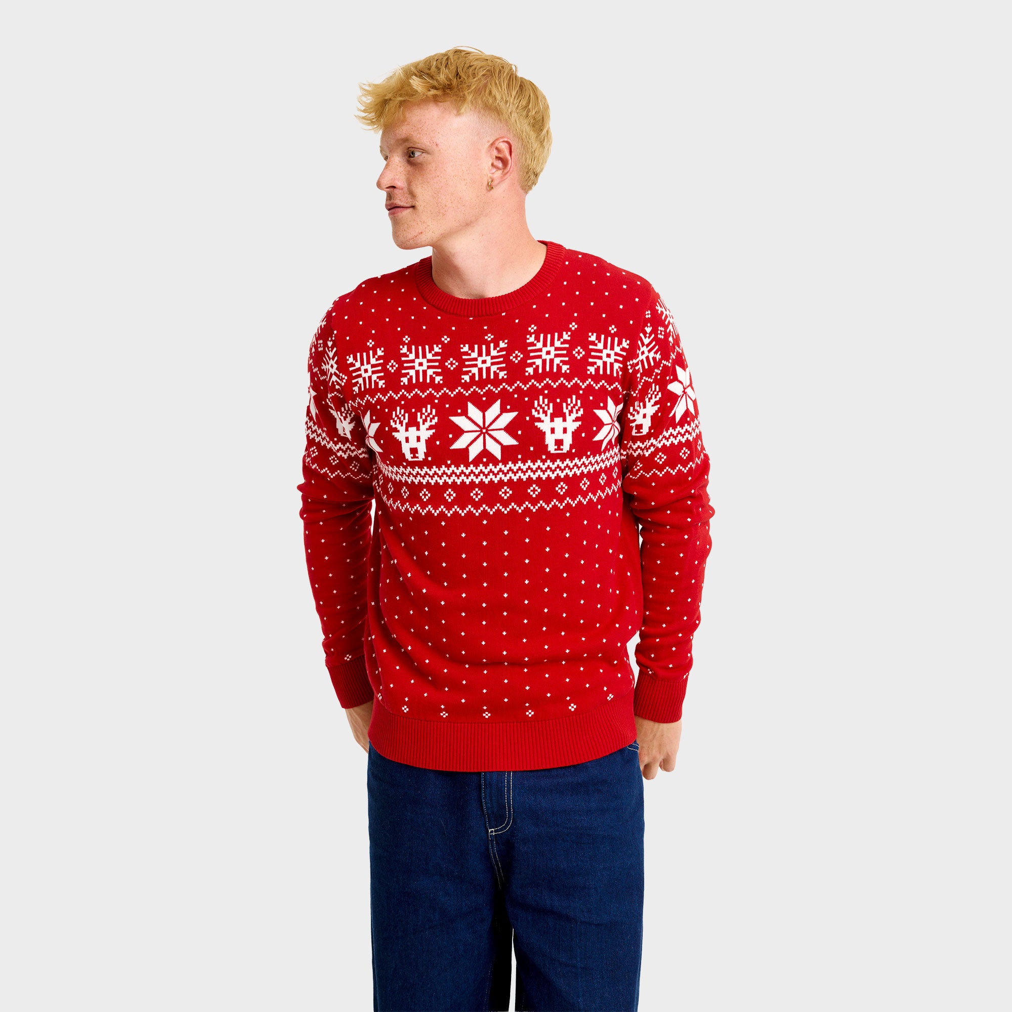 Scandinavian maglione natalizio – Uomo