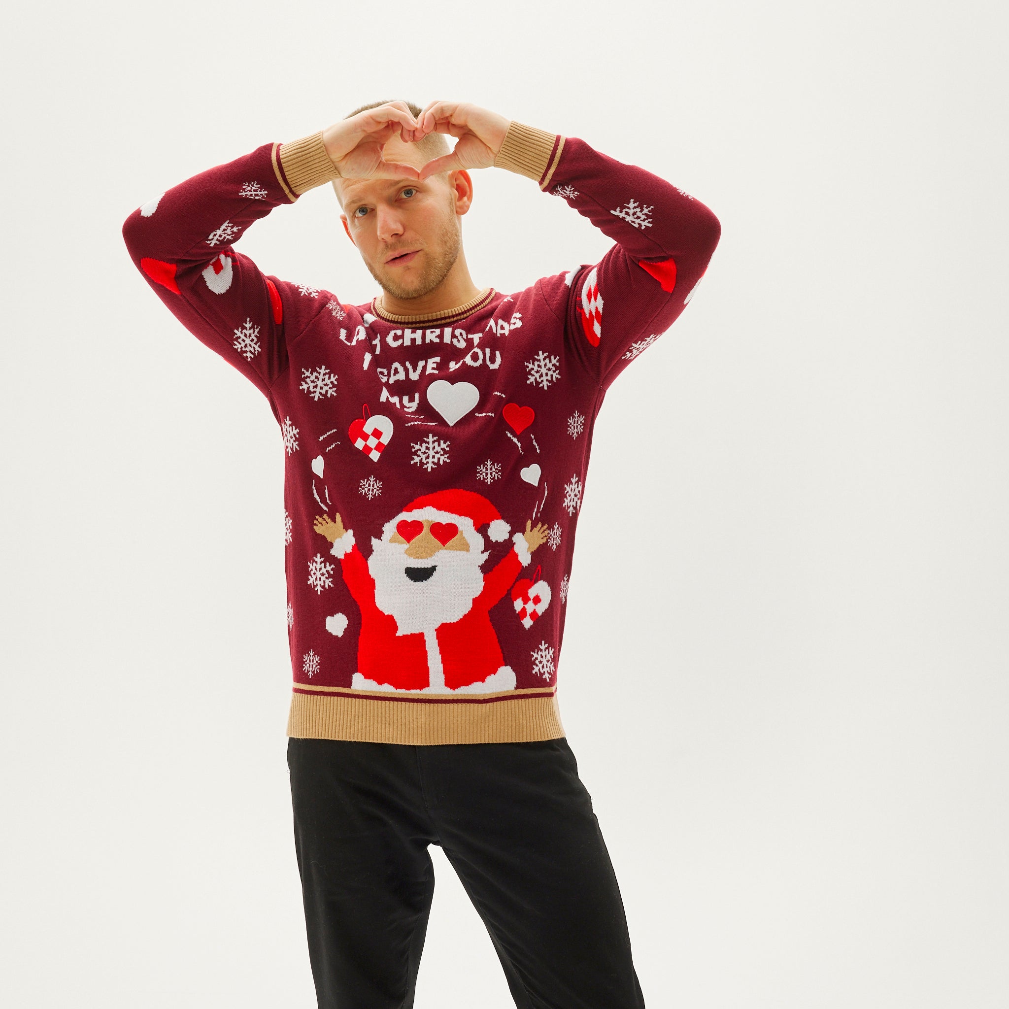The Christmas Heart Sweater - Uomo