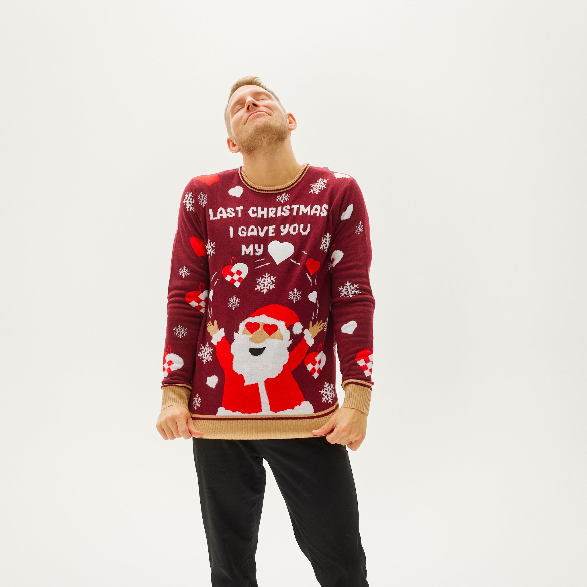 The Christmas Heart Sweater - Uomo