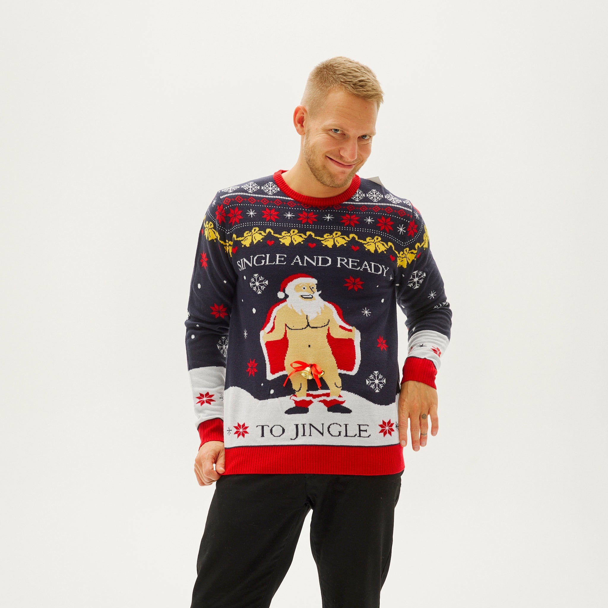 The Single And Ready To Jingle Sweater - Uomo