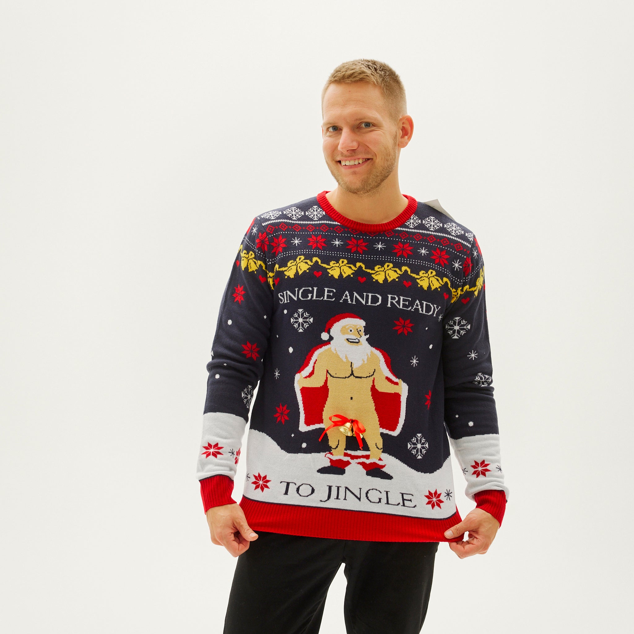 The Single And Ready To Jingle Sweater - Uomo