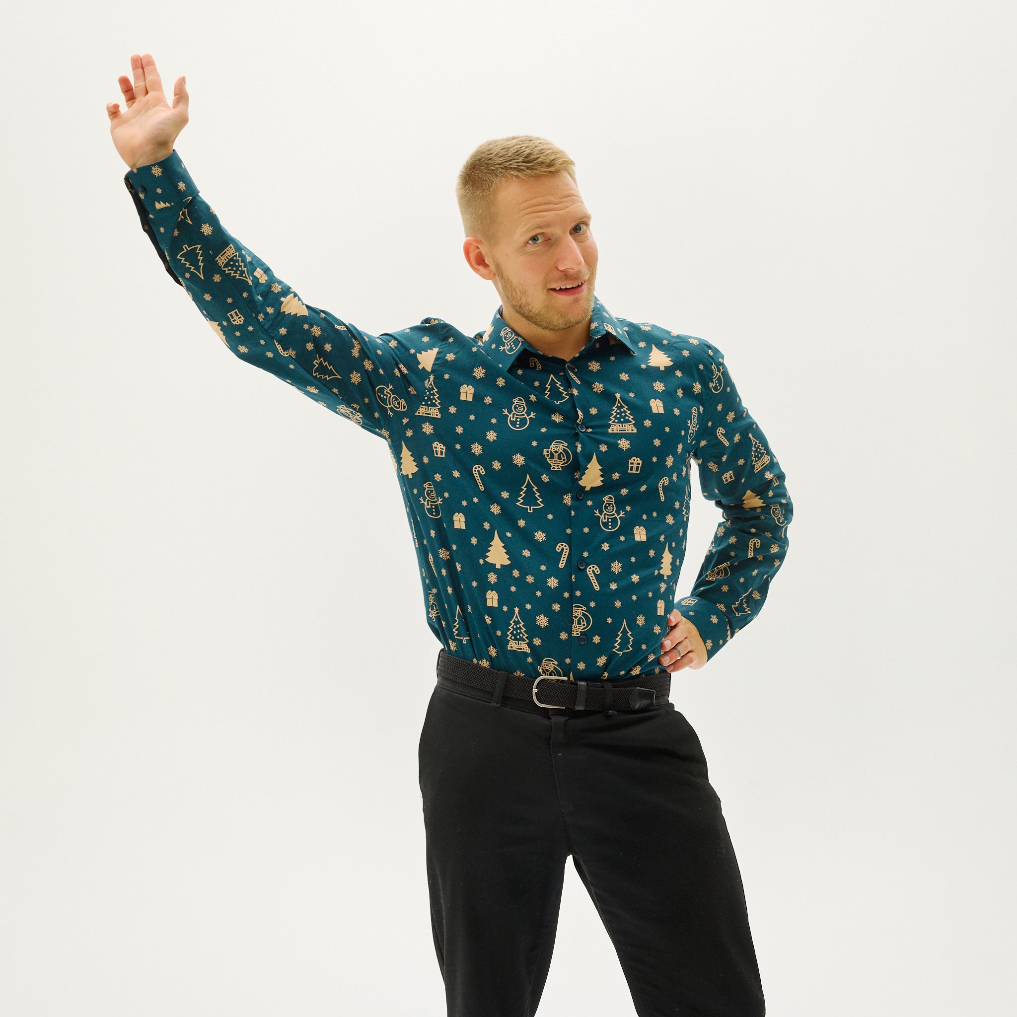 The Snowman's Christmas Shirt - Uomo.