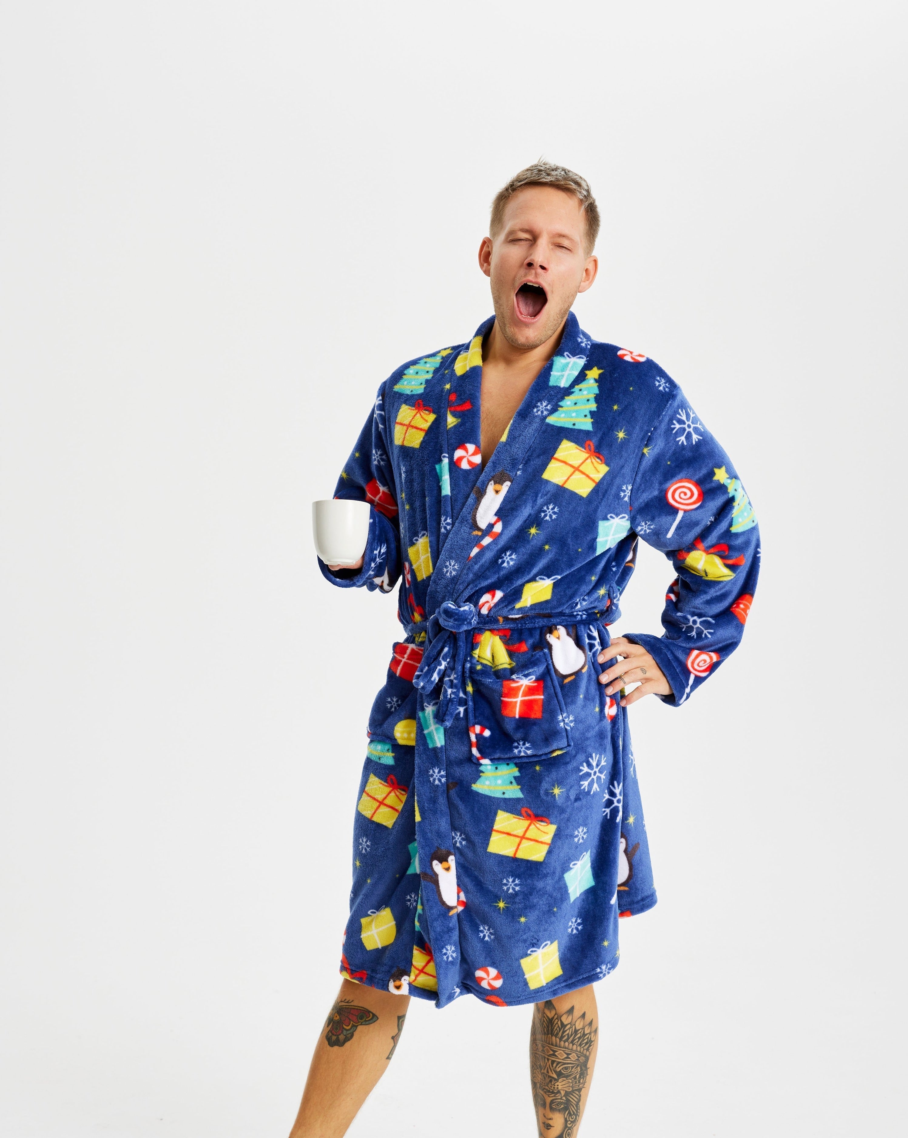 Accappatoio Natalizio Blu