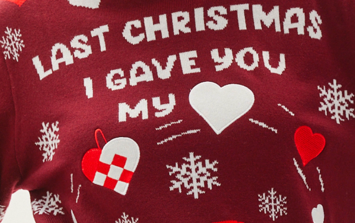 The Christmas Heart Sweater - Uomo